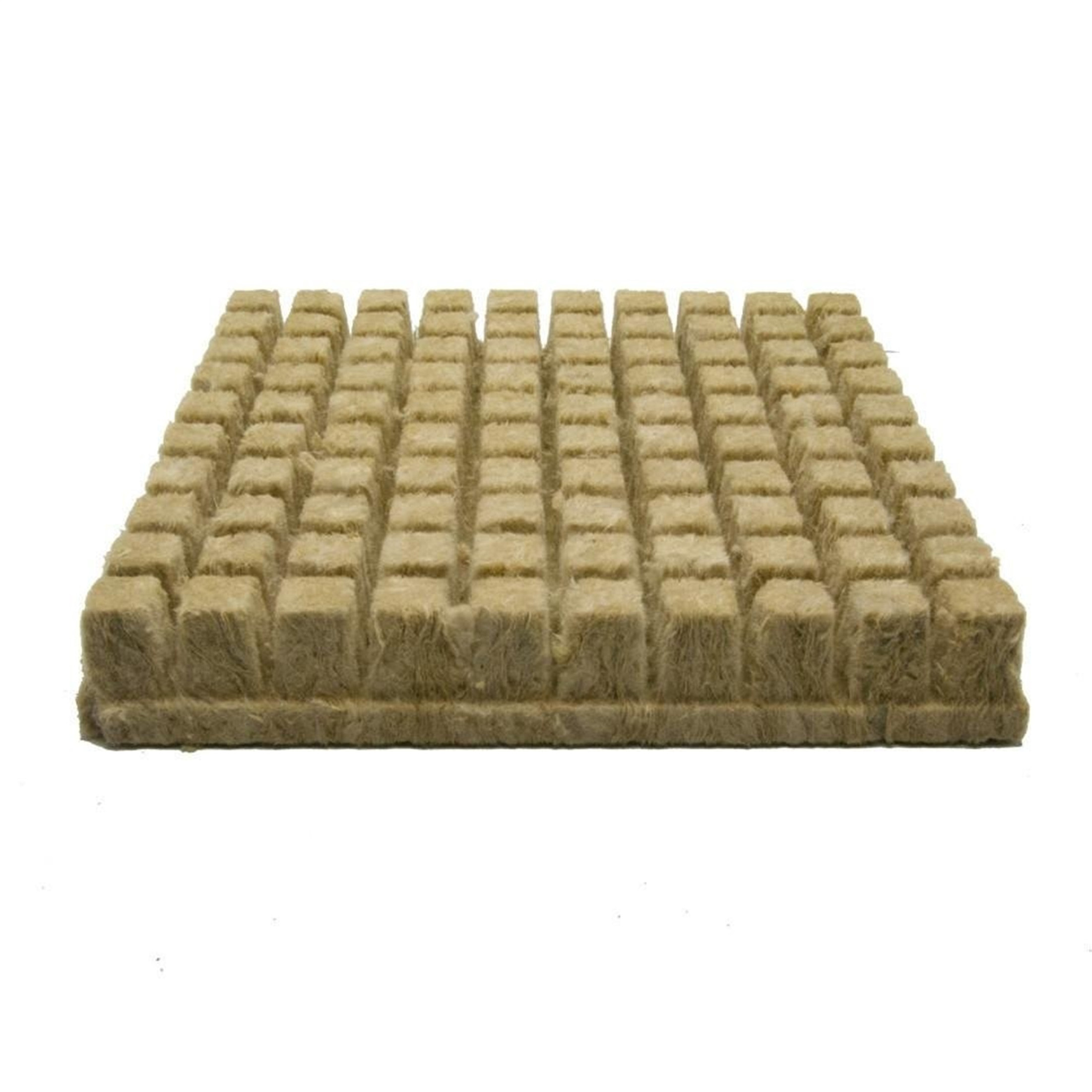 1 Inch Grodan Rockwool Cubes, Sheet of 100