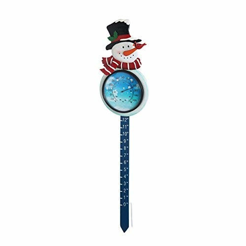 Evergreen It's Cold Outside Thermometer and Snow Gauge Garden Stake