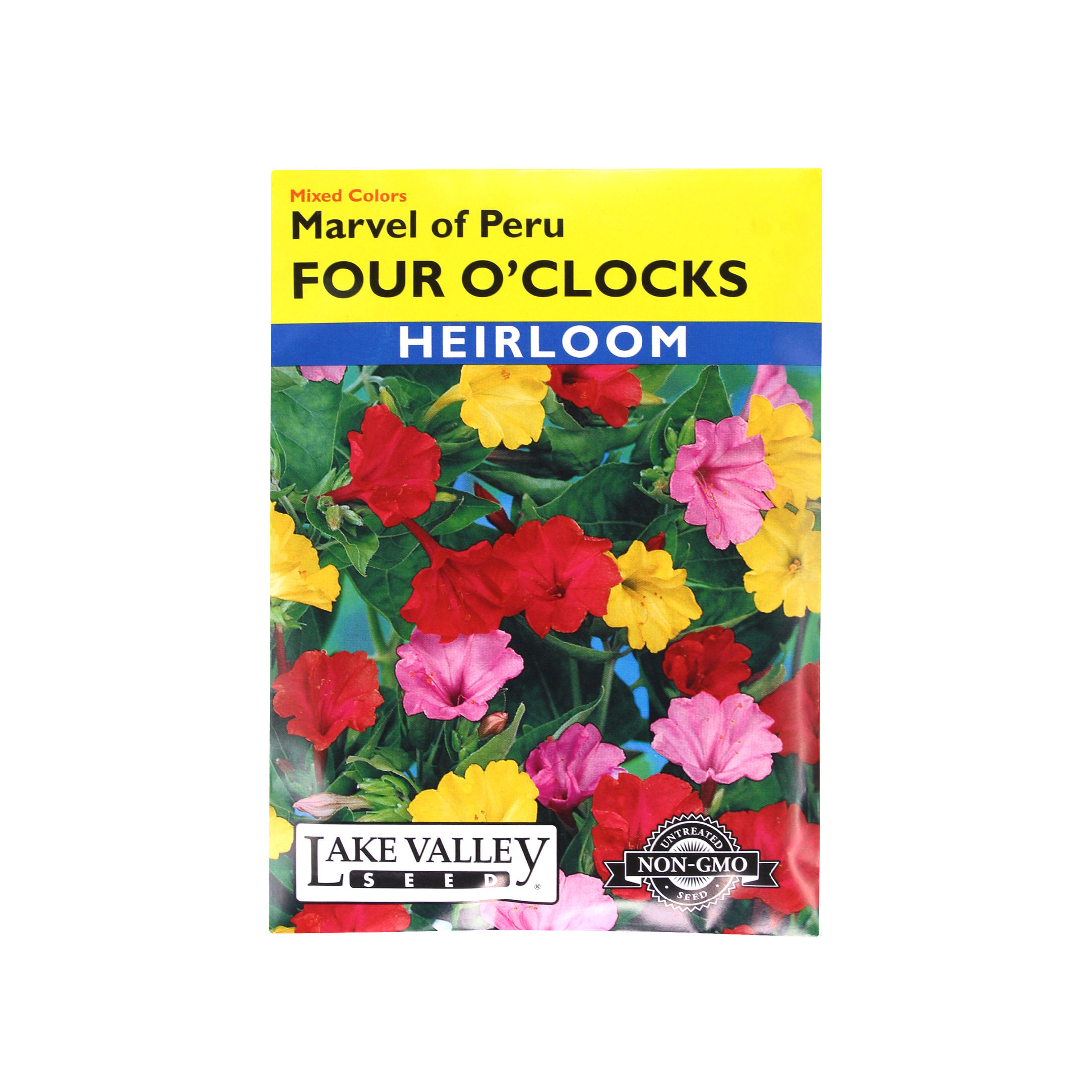 Lake Valley Seed Four O'Clocks, Marvel of Peru Mix Heirloom, 3g