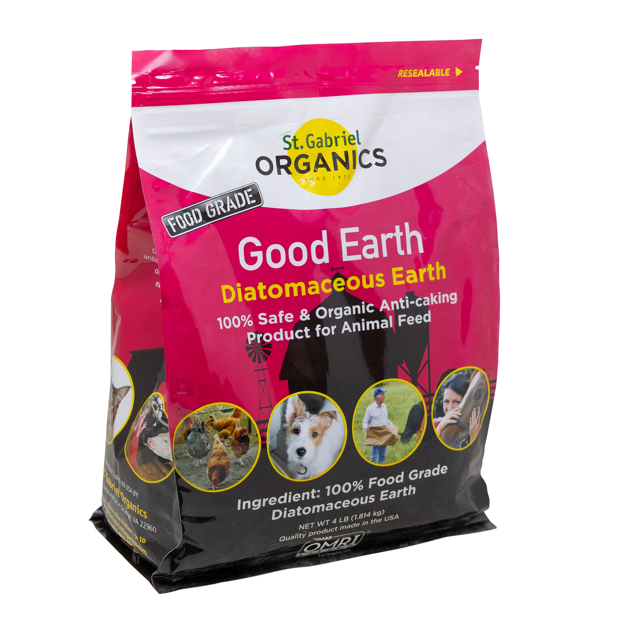 St. Gabriel Organics GoodEarth Food-Grade Diatomaceous Earth, 4lbs