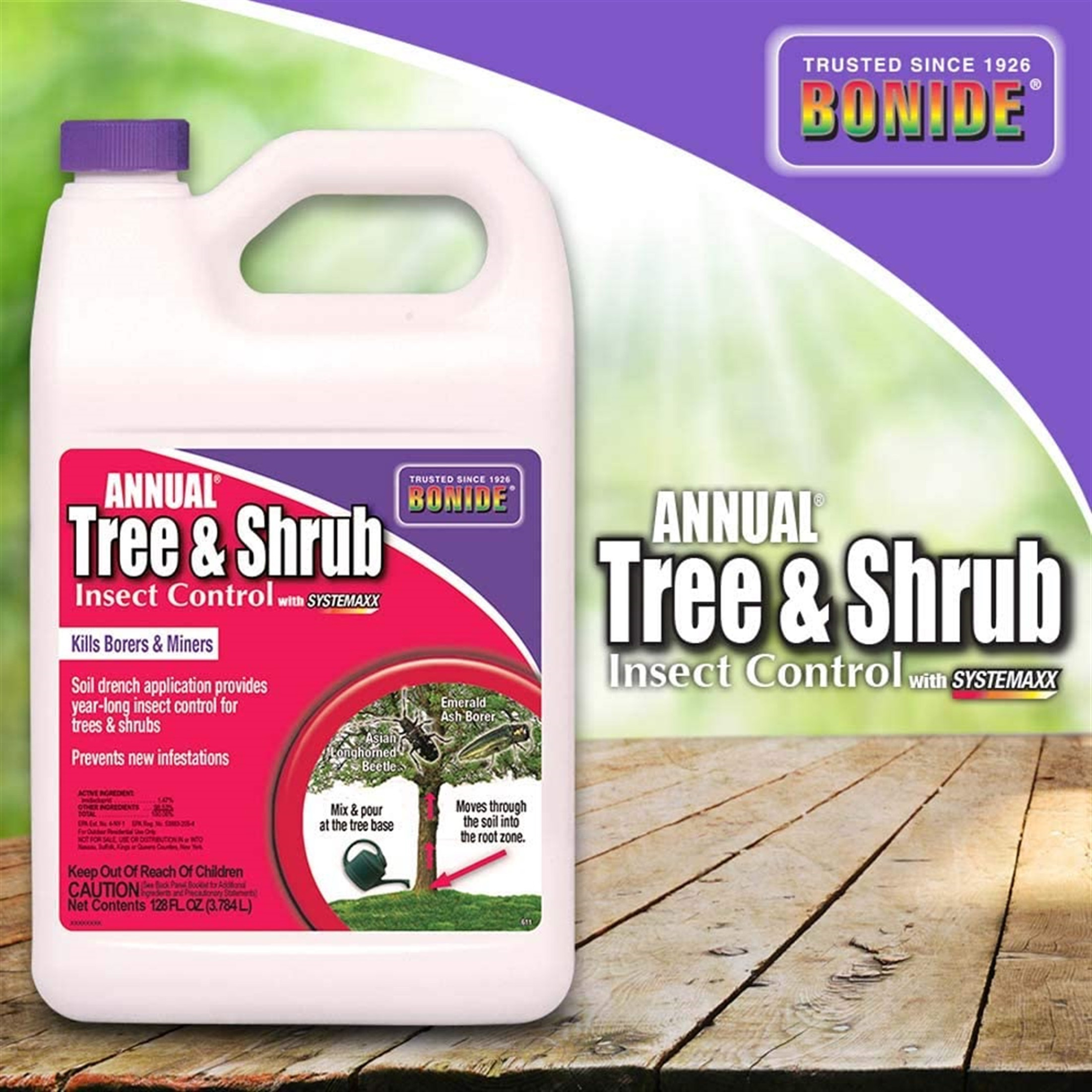 Bonide Annual Tree and Shrub Insect Control, 128 Fl oz(1 Gallon)