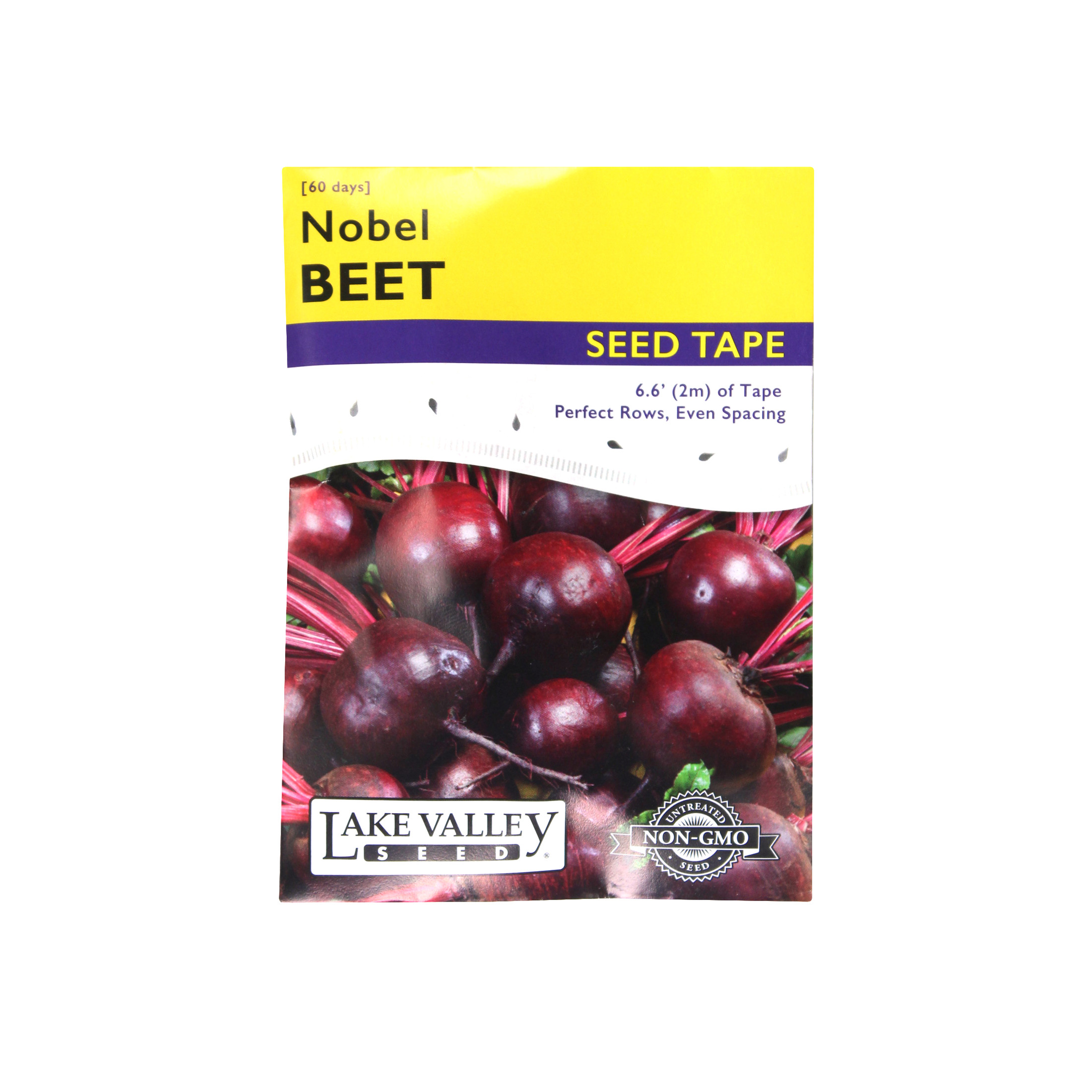 Lake Valley Seed Beet, Nobel Vegetable w/ 2 Meter Seed Tape, 0.75g