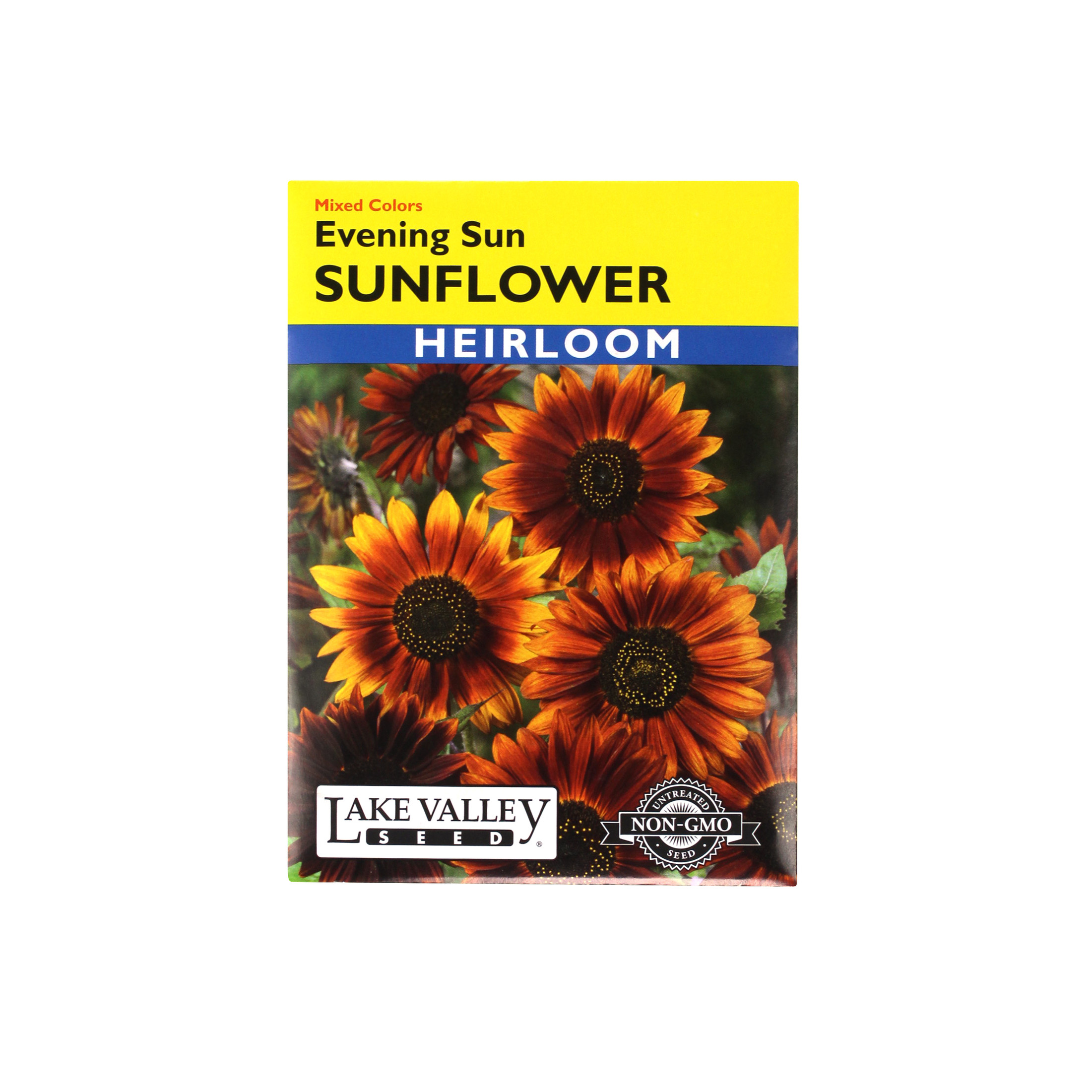 Lake Valley Seed Evening Sun Sunflower Heirloom Flower, 2g