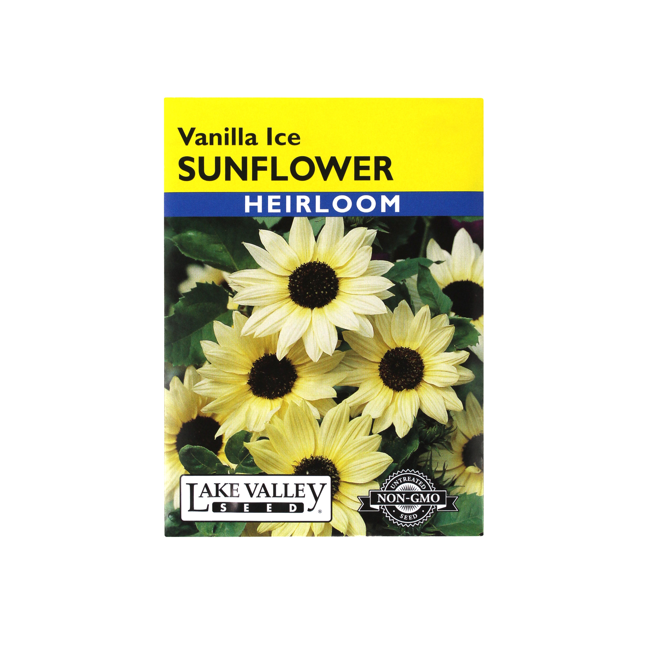 Lake Valley Seed Sunflower Vanilla Ice Heirloom, 0.50g