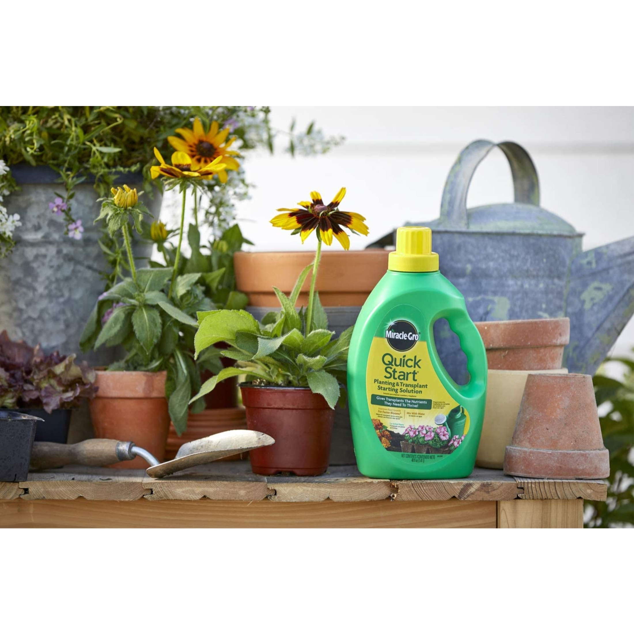 Scotts Miracle-Gro Quick Start Planting and Transplant Starting Solution, 48 oz