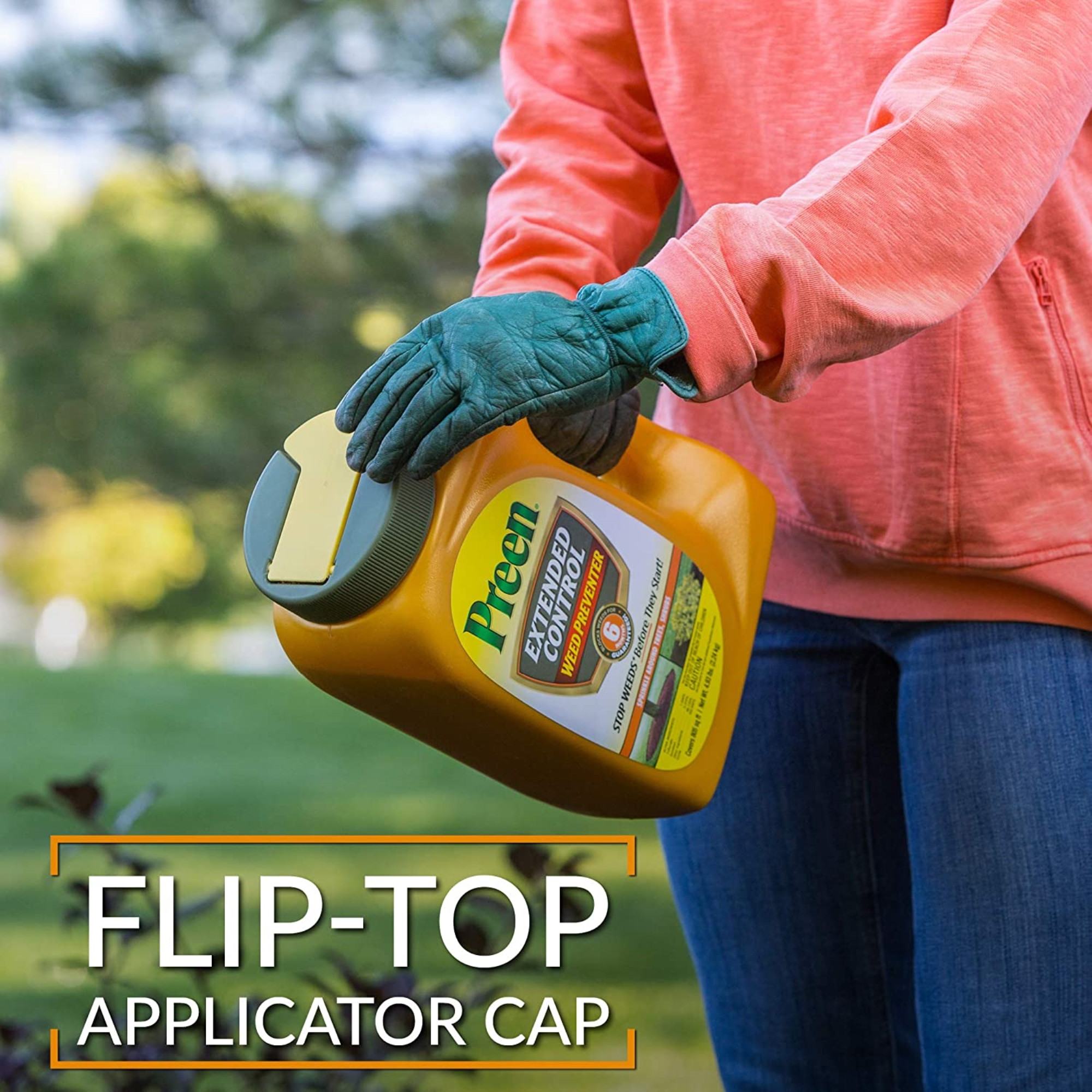 Preen 2464161 Extended Control Weed Preventer - 4.93 lb. - Covers 805 sq. ft.