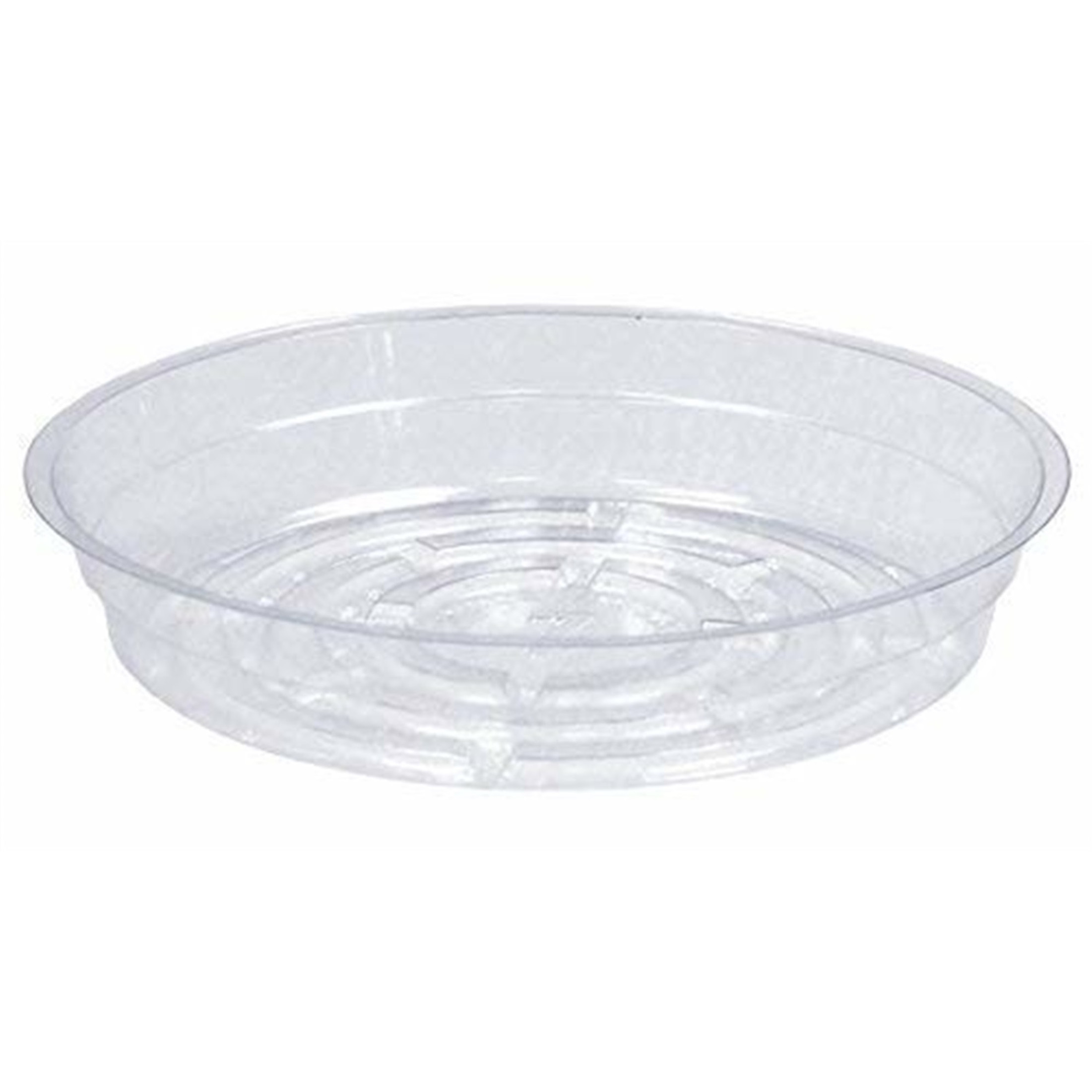 Curtis Wagner Round Clear Vinyl Plant Saucer, Clear 7"