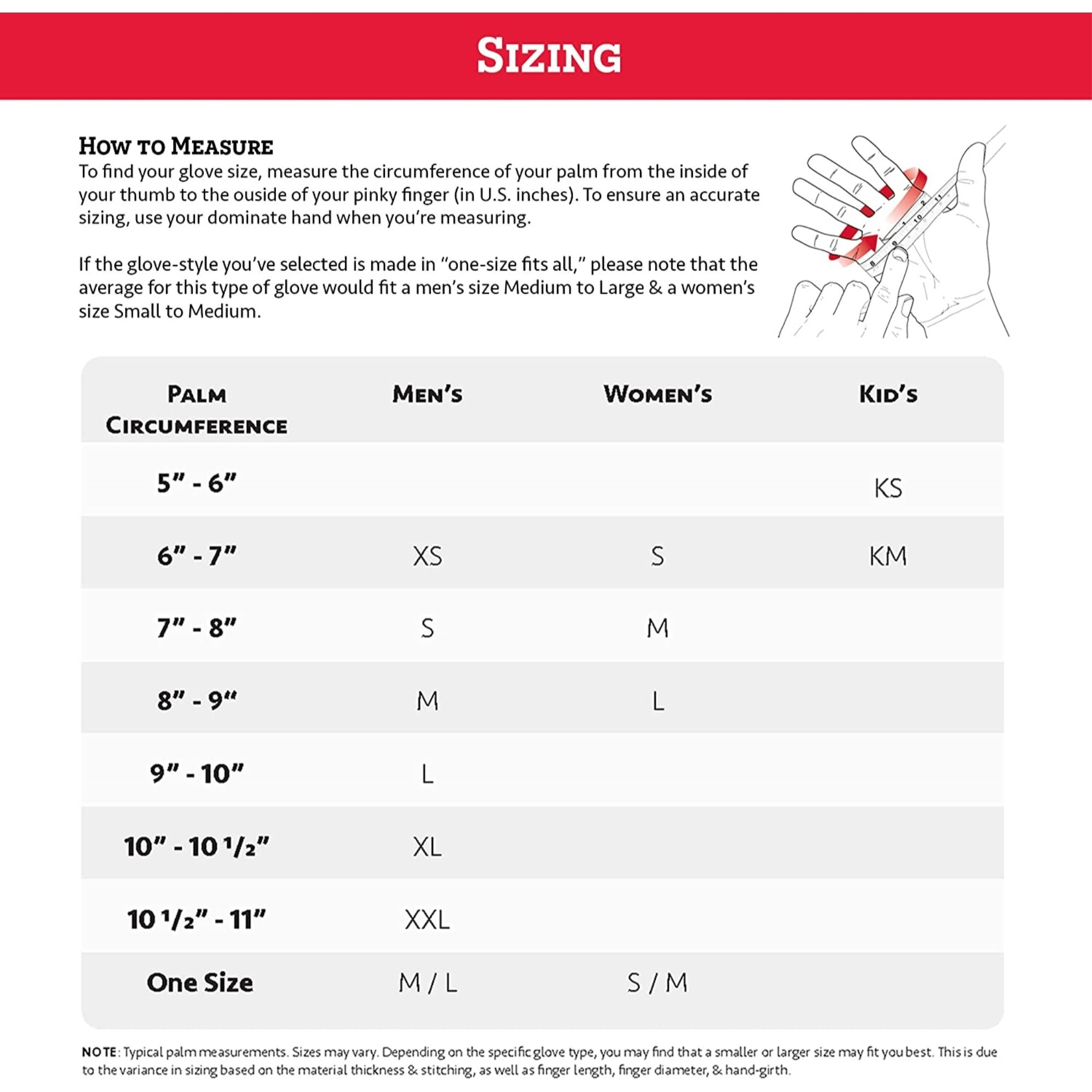 Kinco Men's Foam Frost Breaker Thermal Form Fitting Gloves, Large