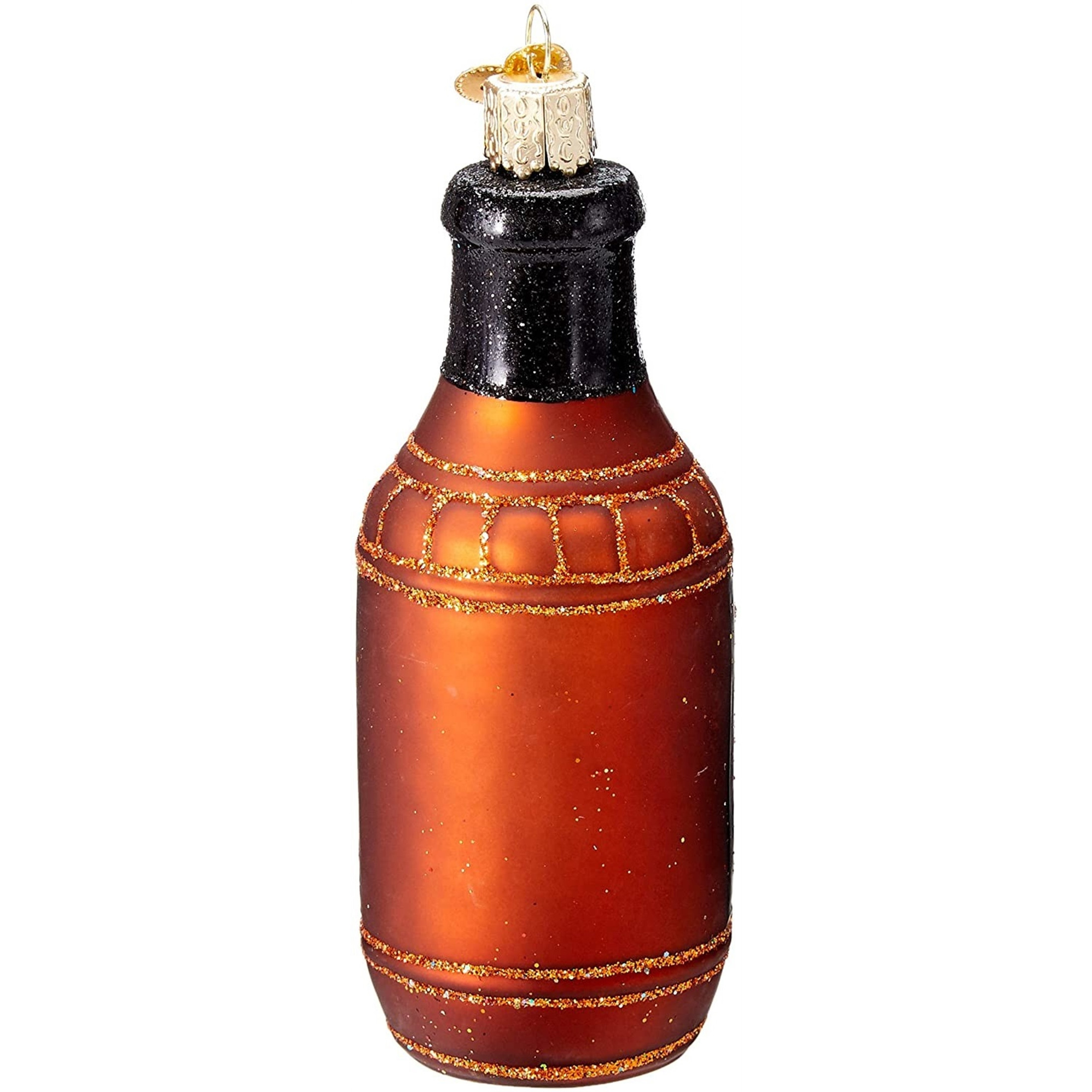 Old World Christmas Blown Glass Ornament for Christmas Tree, BBQ Sauce Old World Christmas Blown Glass Ornament for Christmas Tree, BBQ Sauce