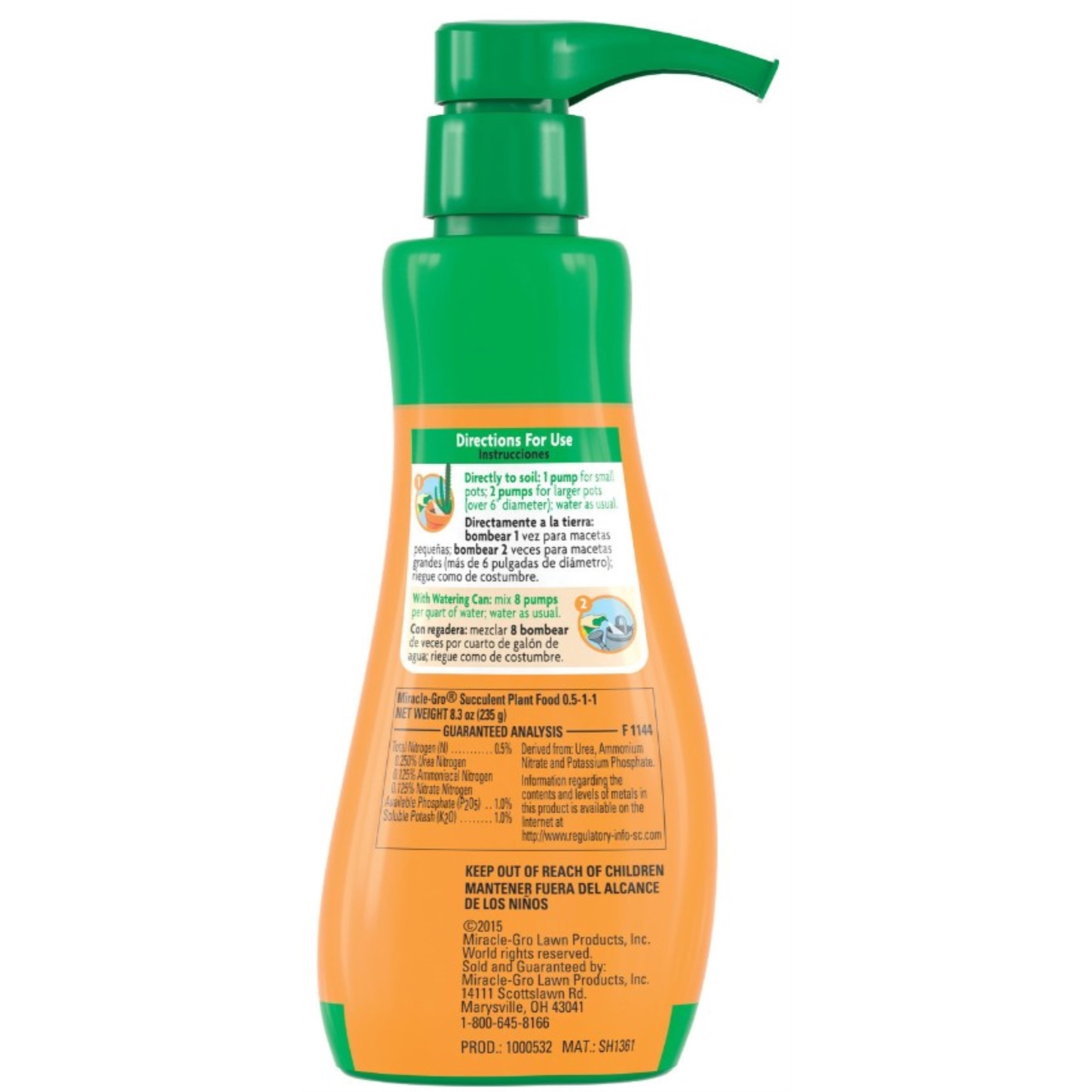 Scotts Miracle-Gro Succulent Plant Food, 8oz