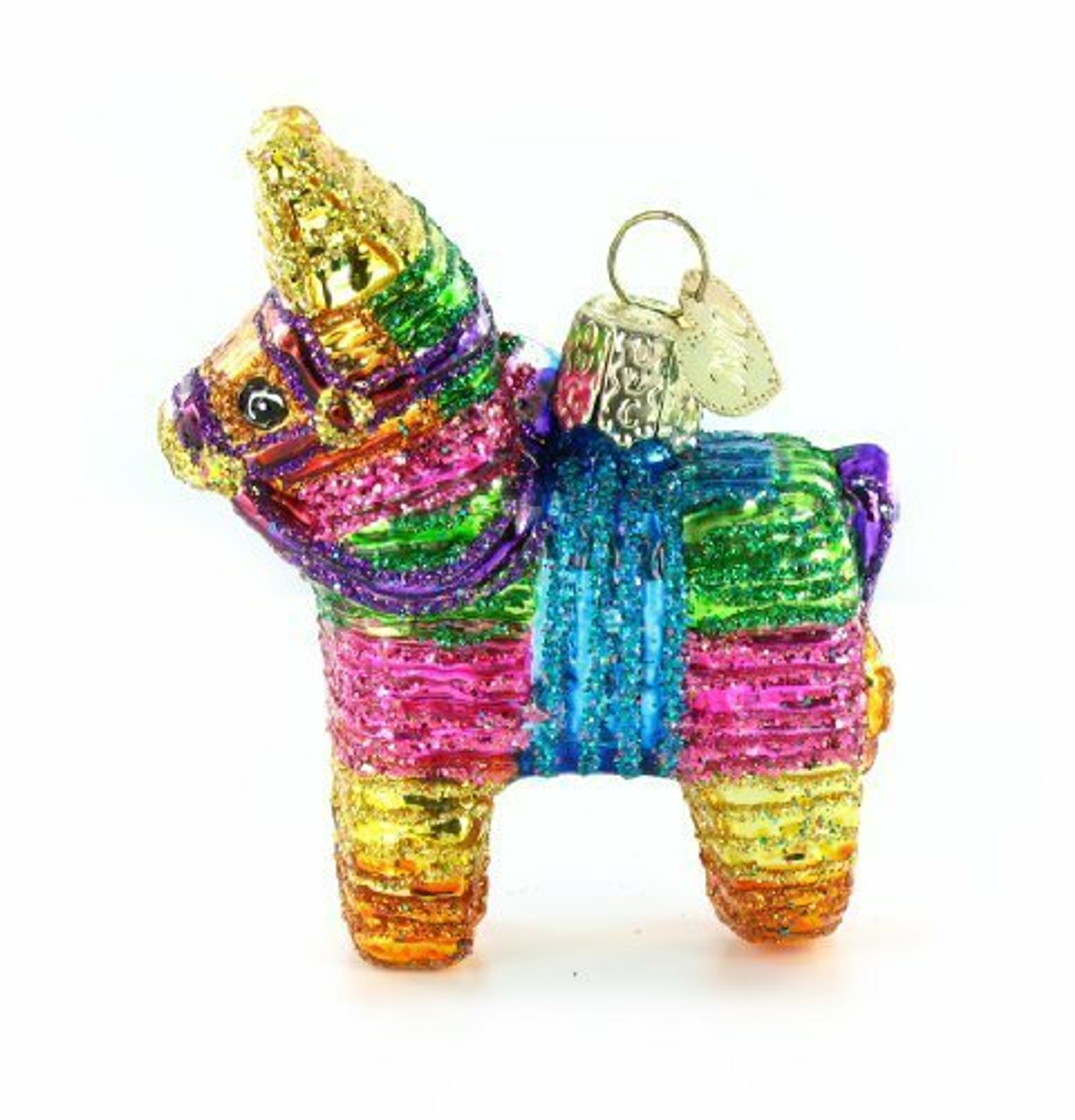 Old World Christmas Glass Blown Ornament, Pinata (With OWC Gift Box)