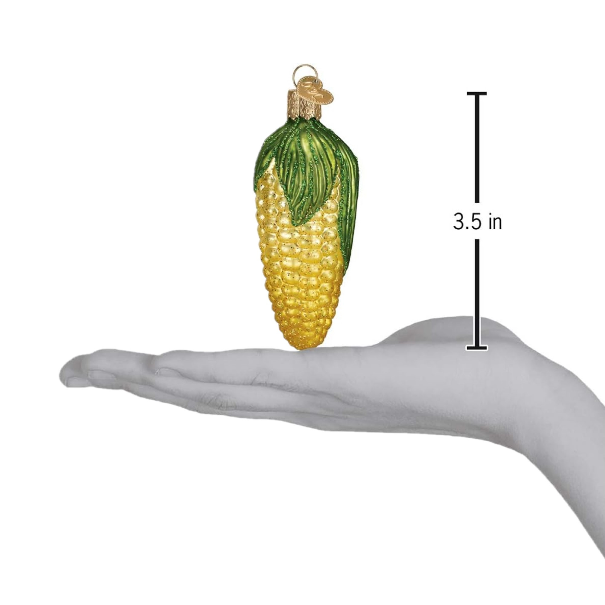 Old World Christmas Glass Blown Ornament for Christmas Tree, Ear Of Corn