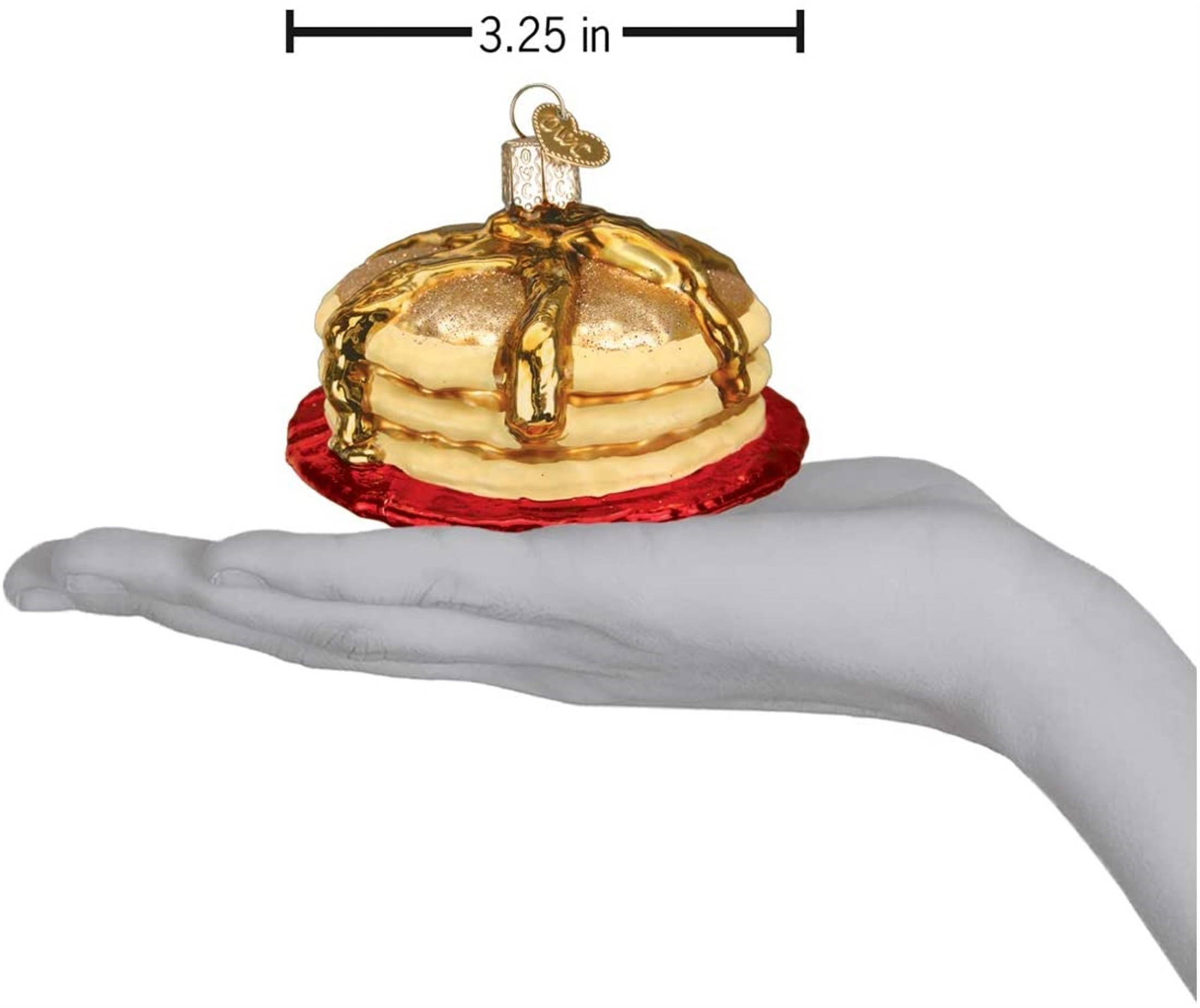 Old World Christmas Blown Glass Ornament for Christmas Tree, Short Stack