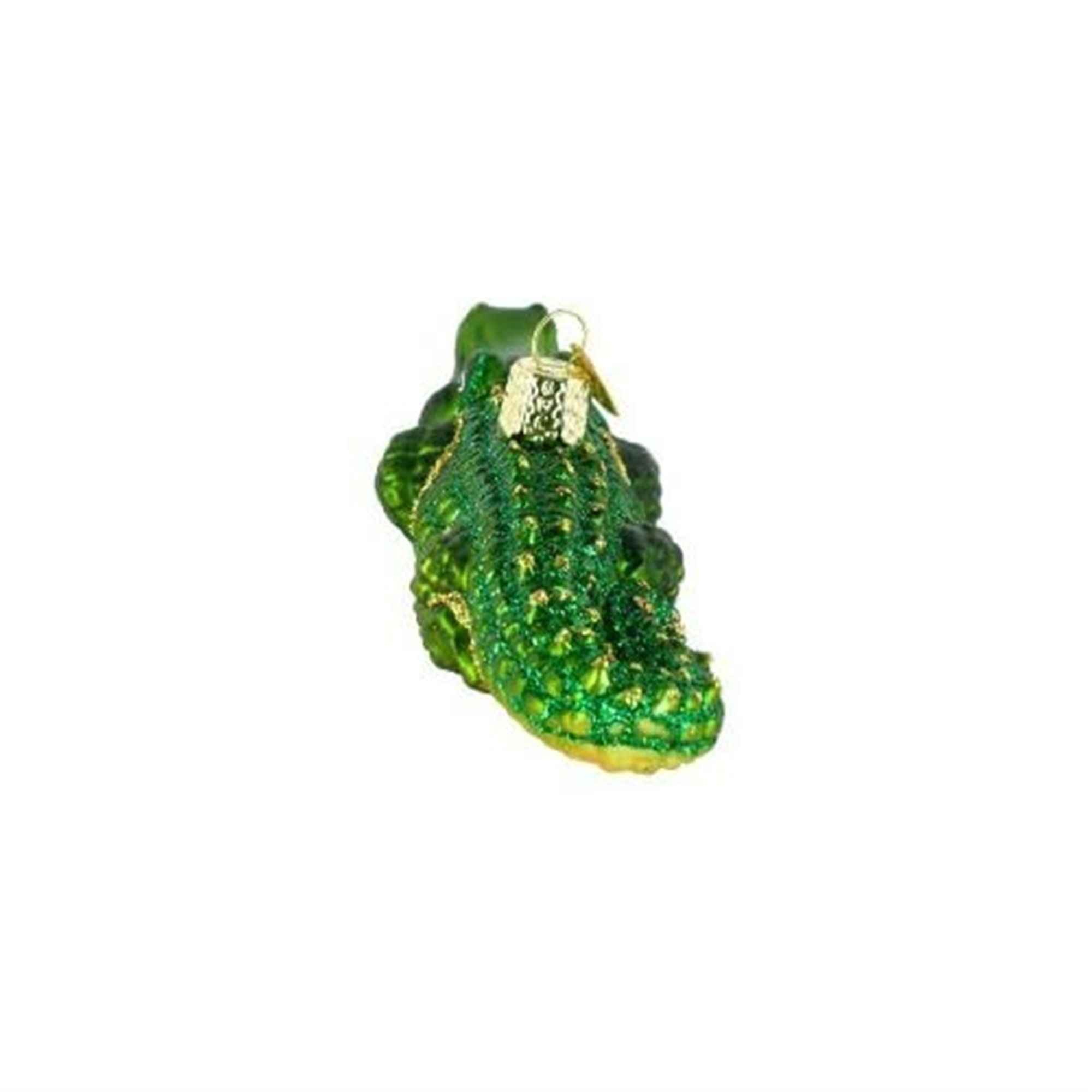 Old World Christmas Glass Blown Ornament for Christmas Tree, Alligator