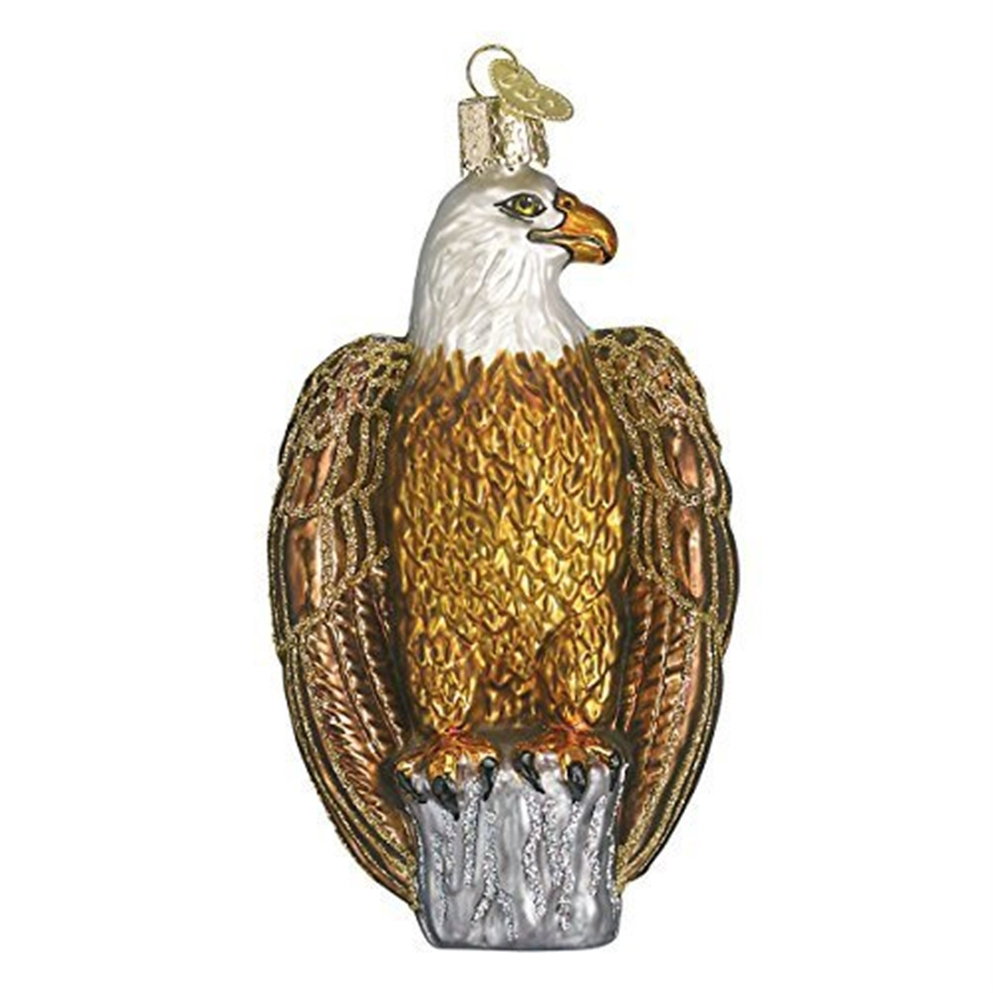 Old World Christmas Glass Blown Ornament for Christmas Tree, Bald Eagle
