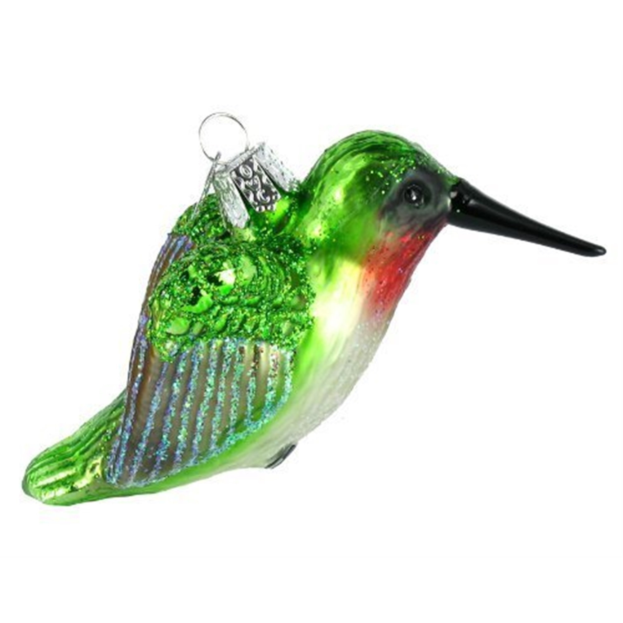 Old World Christmas Glass Blown Ornament for Christmas Tree, Hummingbird
