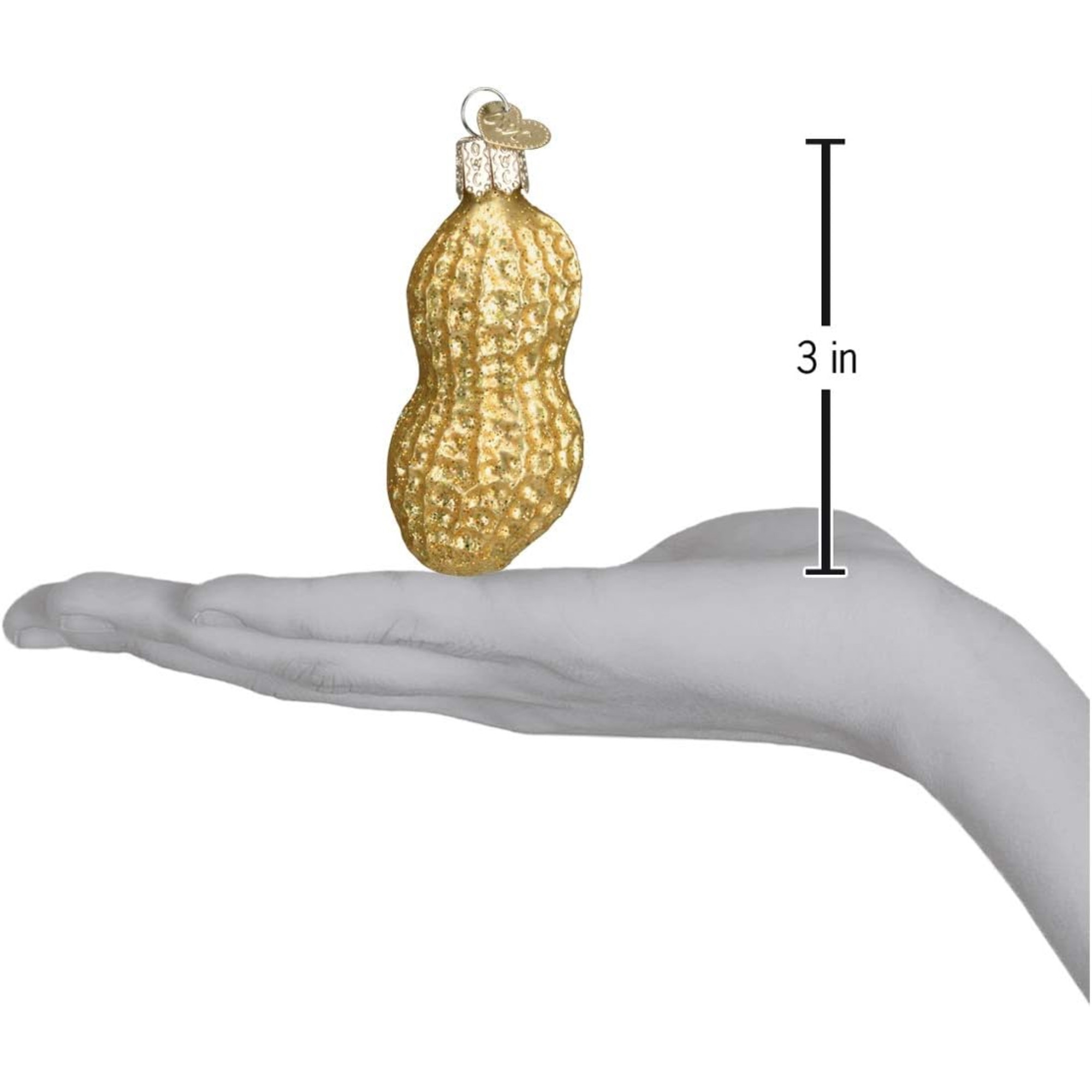Old World Christmas Blown Glass Ornament for Christmas Tree, Peanut