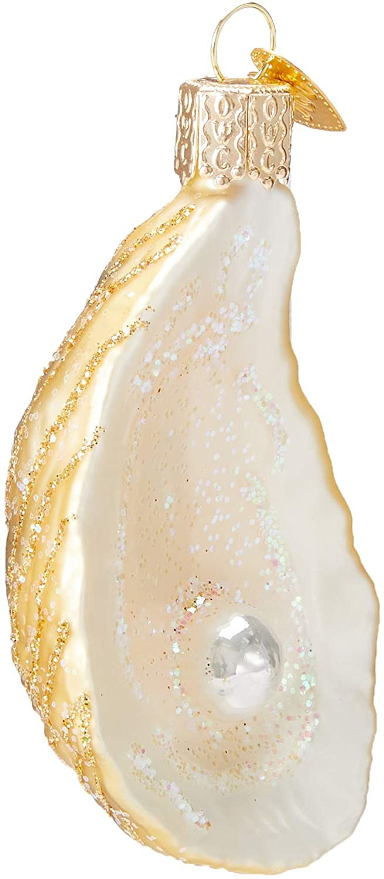 Old World Christmas Ornaments: Beach Shells Glass Blown Ornaments for Christmas Tree