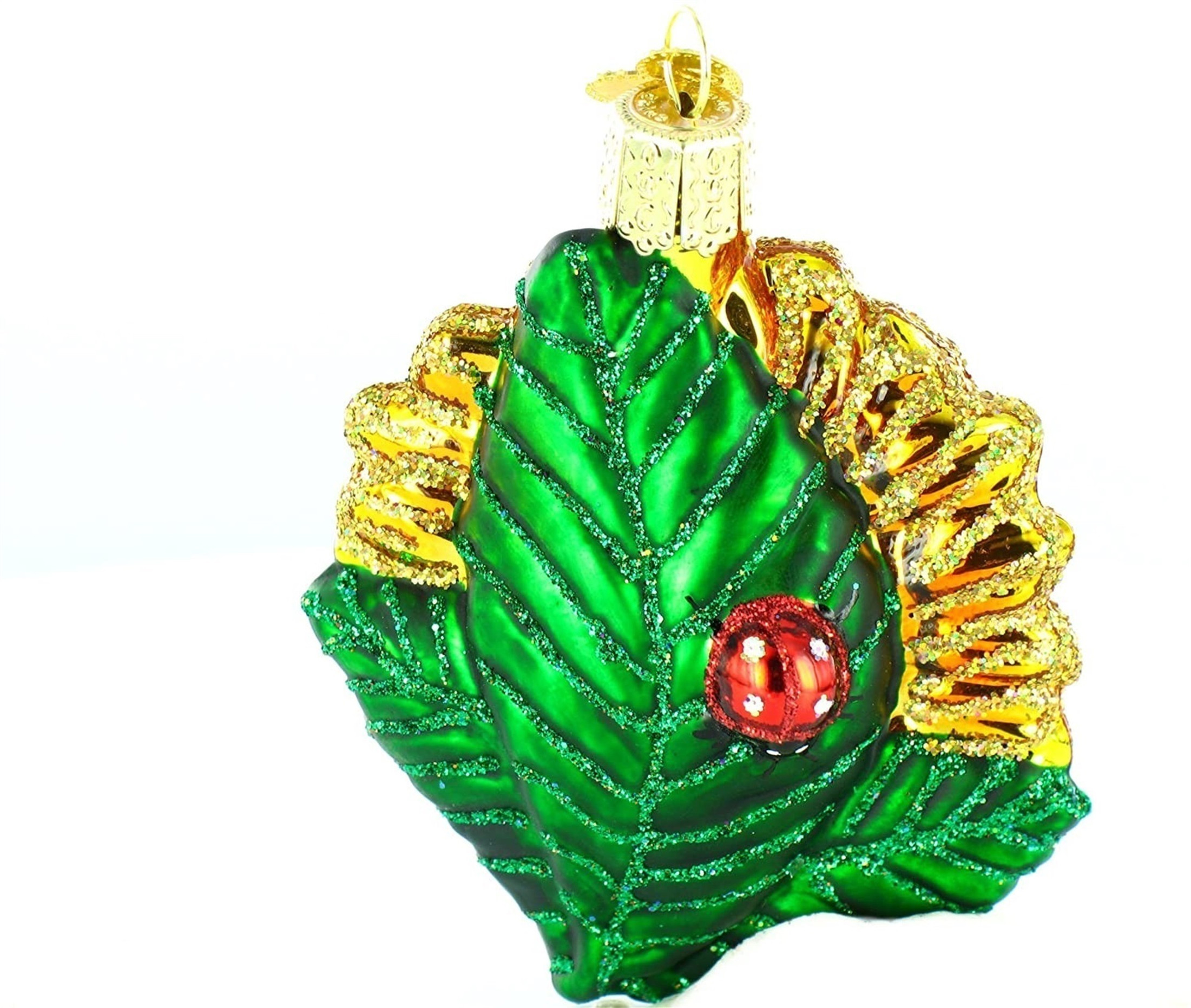 Old World Christmas Glass Blown Ornament, Garden Sunflower (With OWC Gift Box)