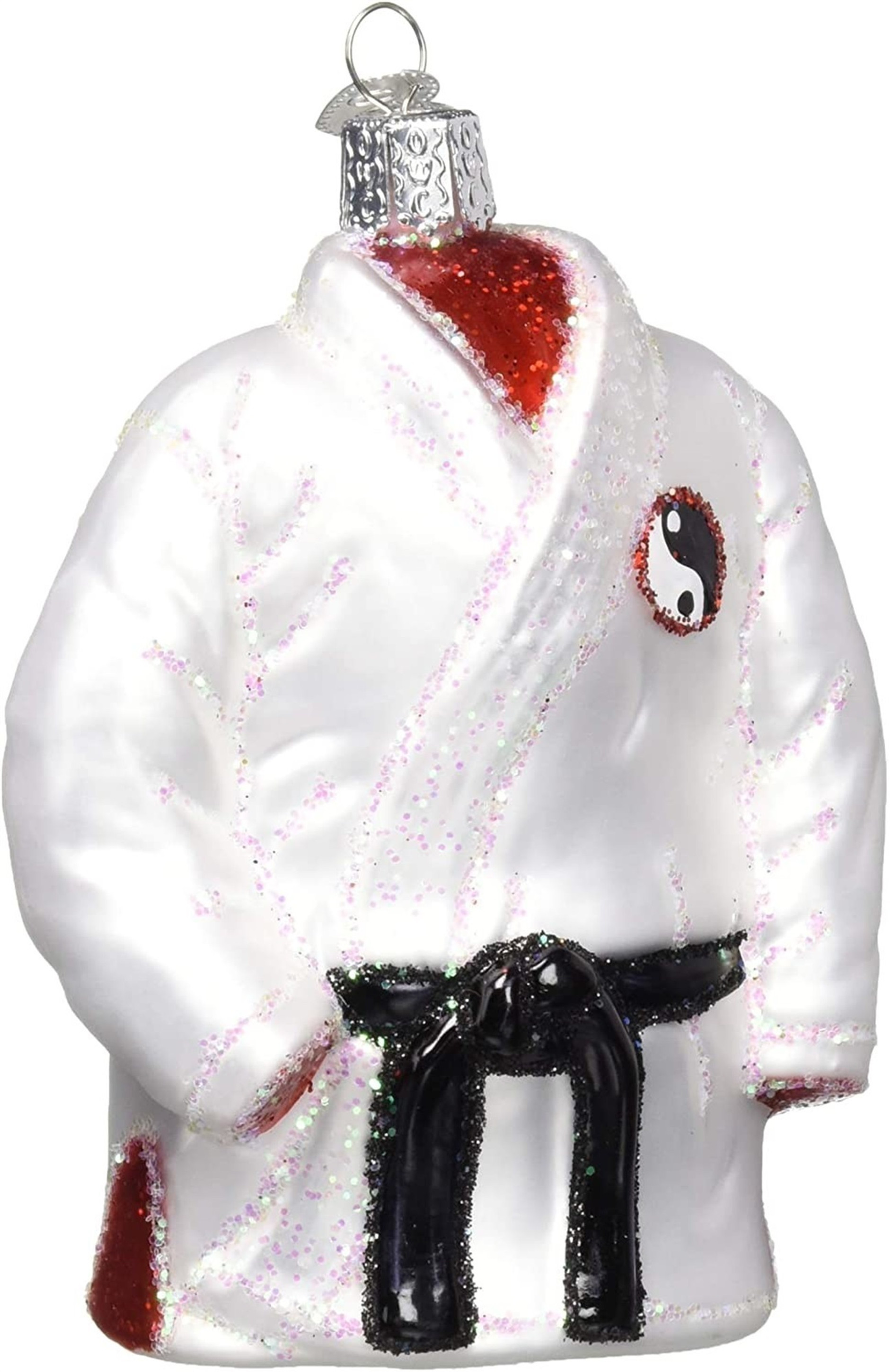 Old World Christmas Glass Blown Christmas Ornament, Martial Arts Robe (With OWC Gift Box)