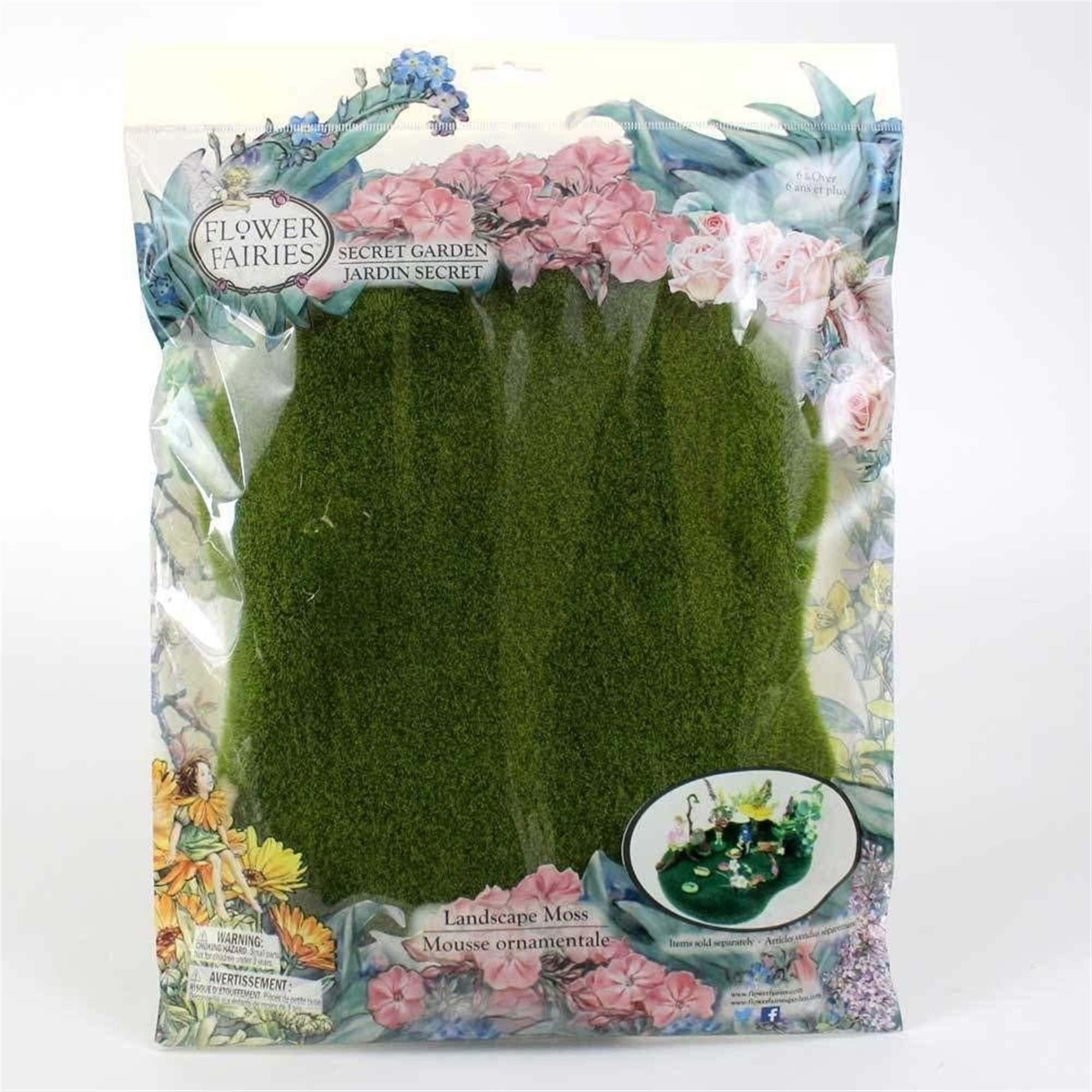 Flower Fairies Secret Garden Landscape Moss for Crafting and Decor