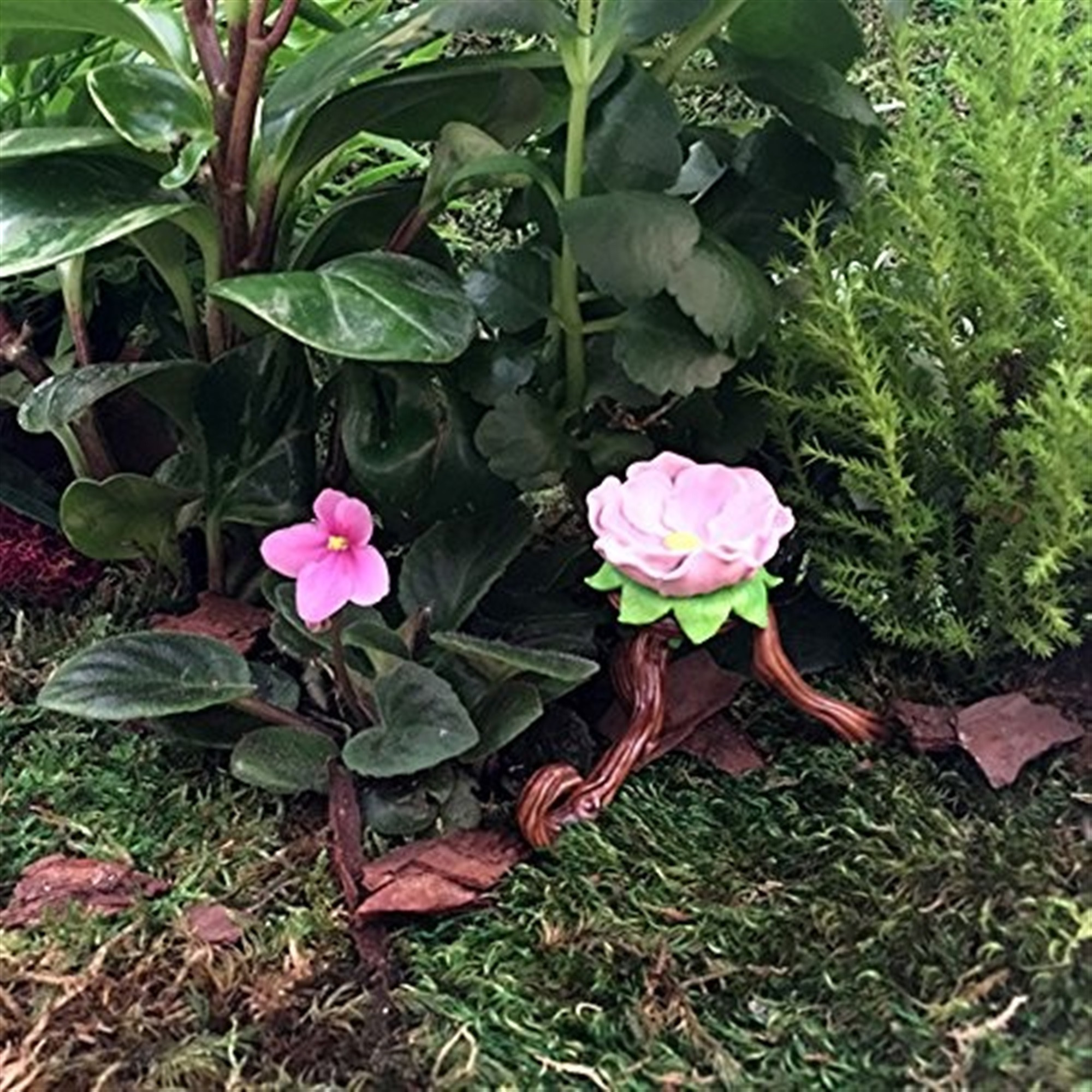 Flower Fairies Secret Garden Resin Medium Accessory for Fairy Gardens, Birdbath