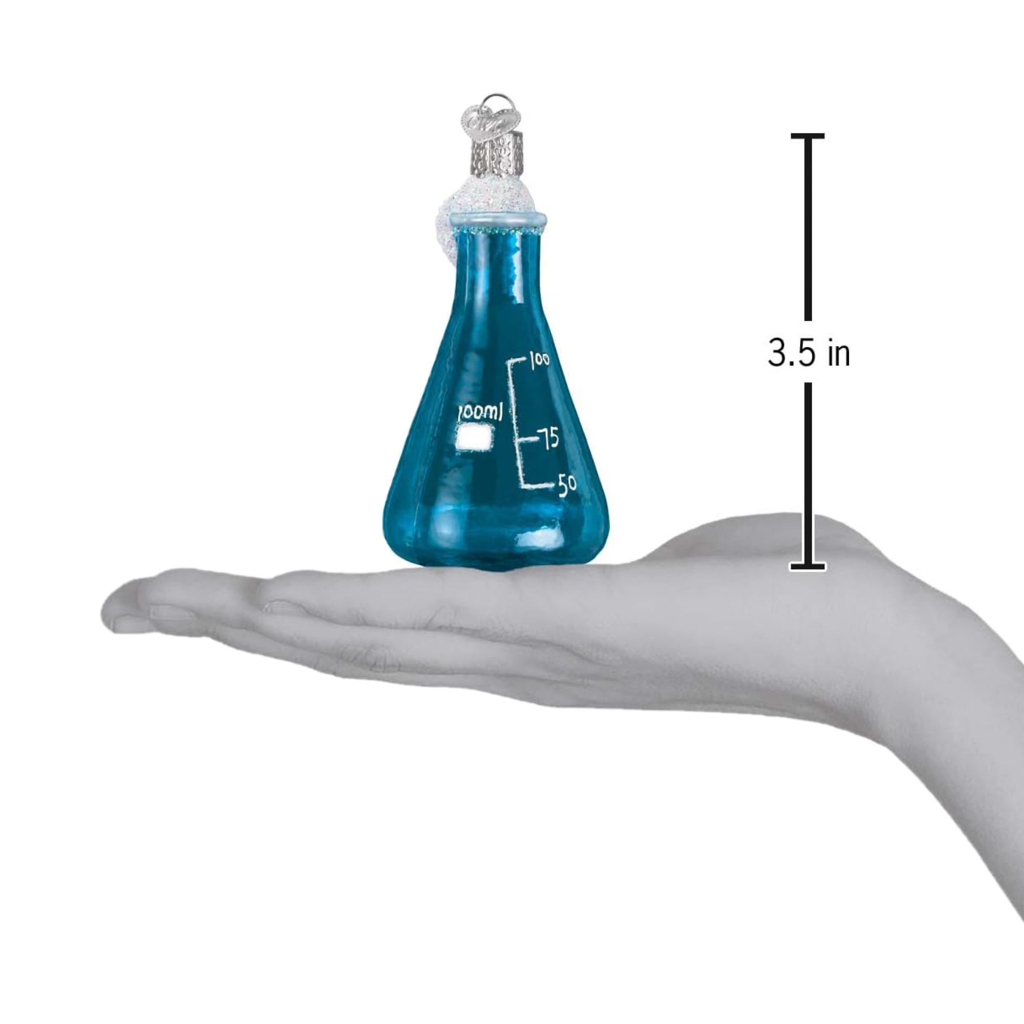 Old World Christmas Glass Blown Ornament for Christmas Tree, Science Breaker