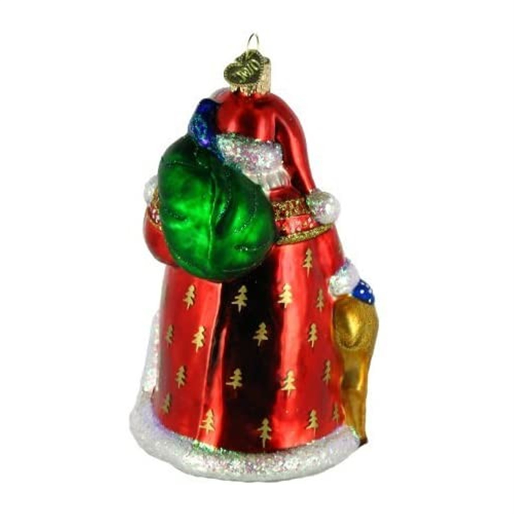 Old World Christmas Blown Glass Ornament for Christmas Tree, Nordic Santa
