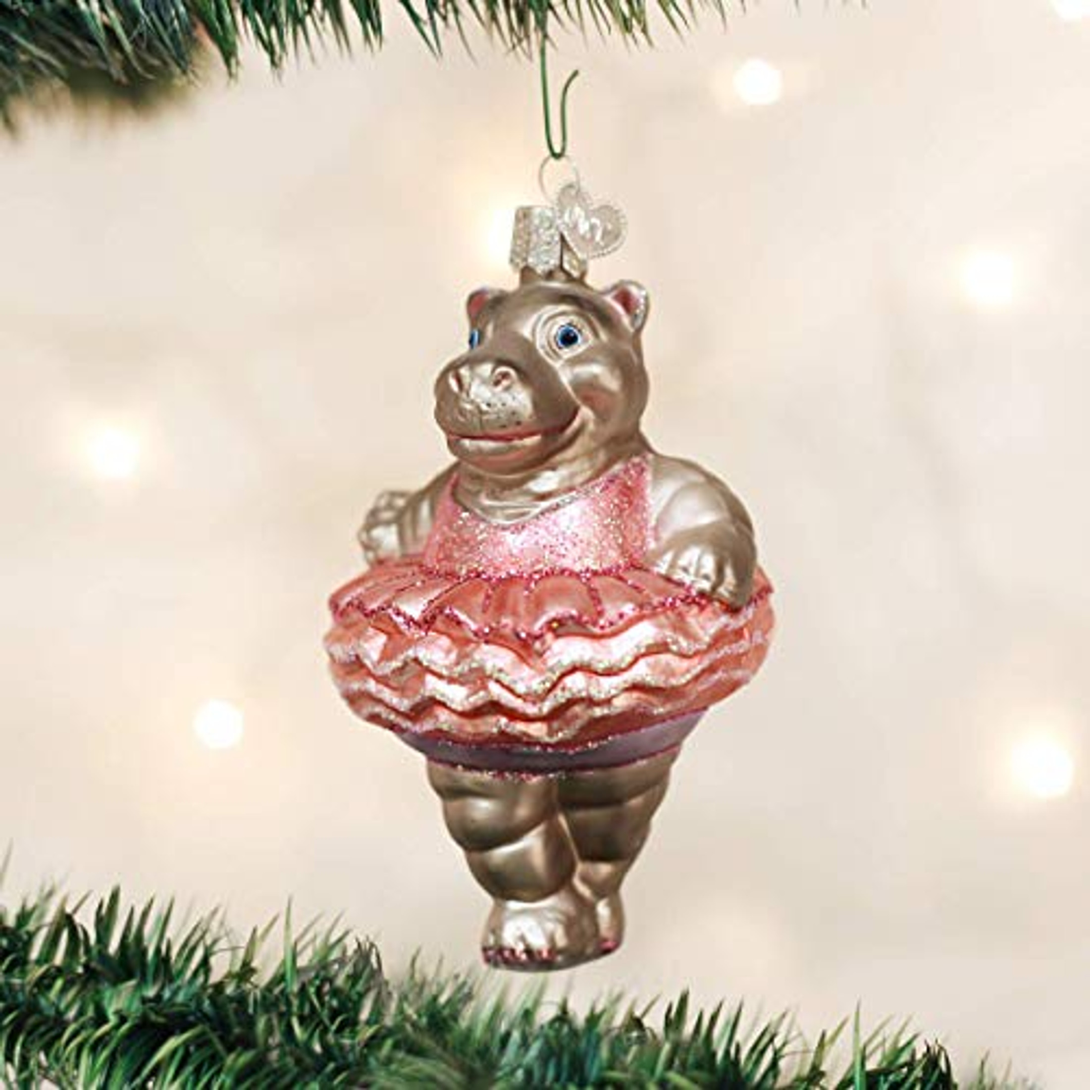 Old World Christmas Glass Blown Ornament, Twinkle Toes (With OWC