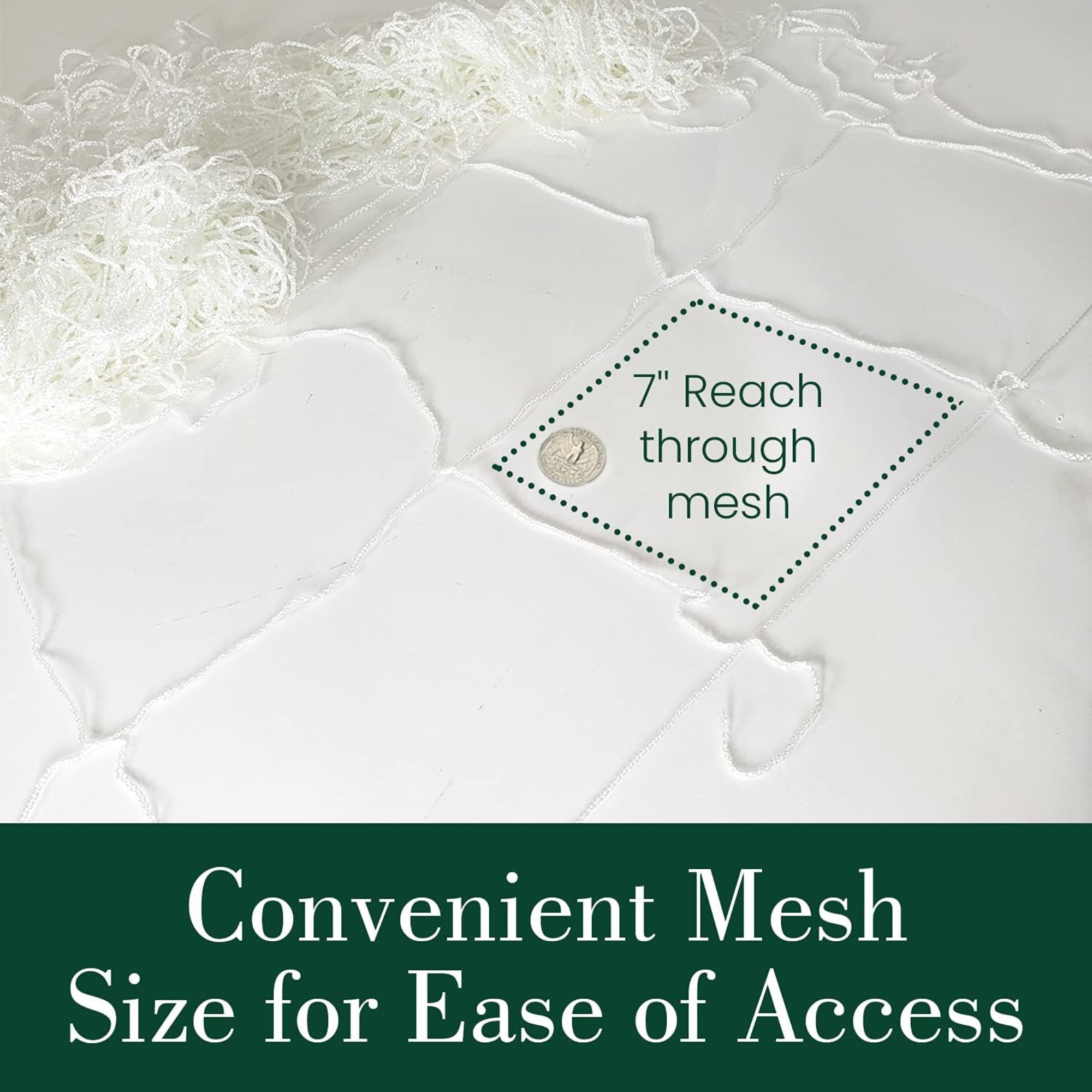 Dalen Products Heavy-Duty Trellis Netting for Vertical Gardening, 5 x 15 ft