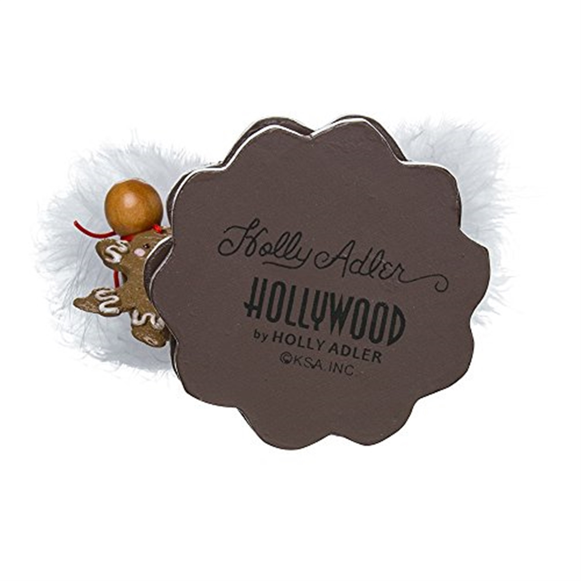 Kurt Adler Hollywood Nutcrackers, Gingerbread Nutcracker on Cookie Sandwich, 8"