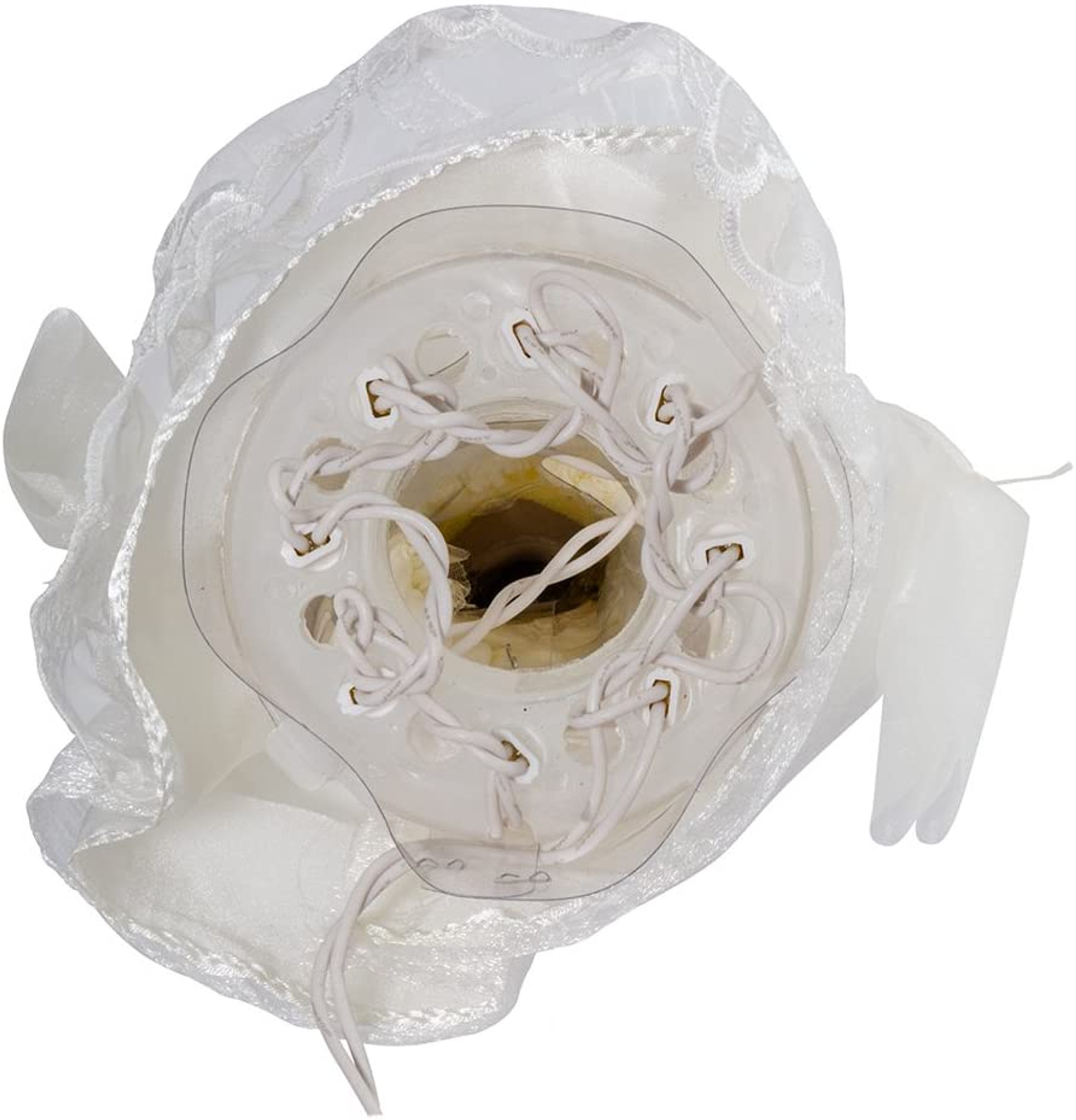 Kurt Adler 10-Inch Light-Up Gold/Ivory Angel Christmas Tree Topper Kurt Adler 10-Inch Light-Up Gold/Ivory Angel Christmas Tree Topper