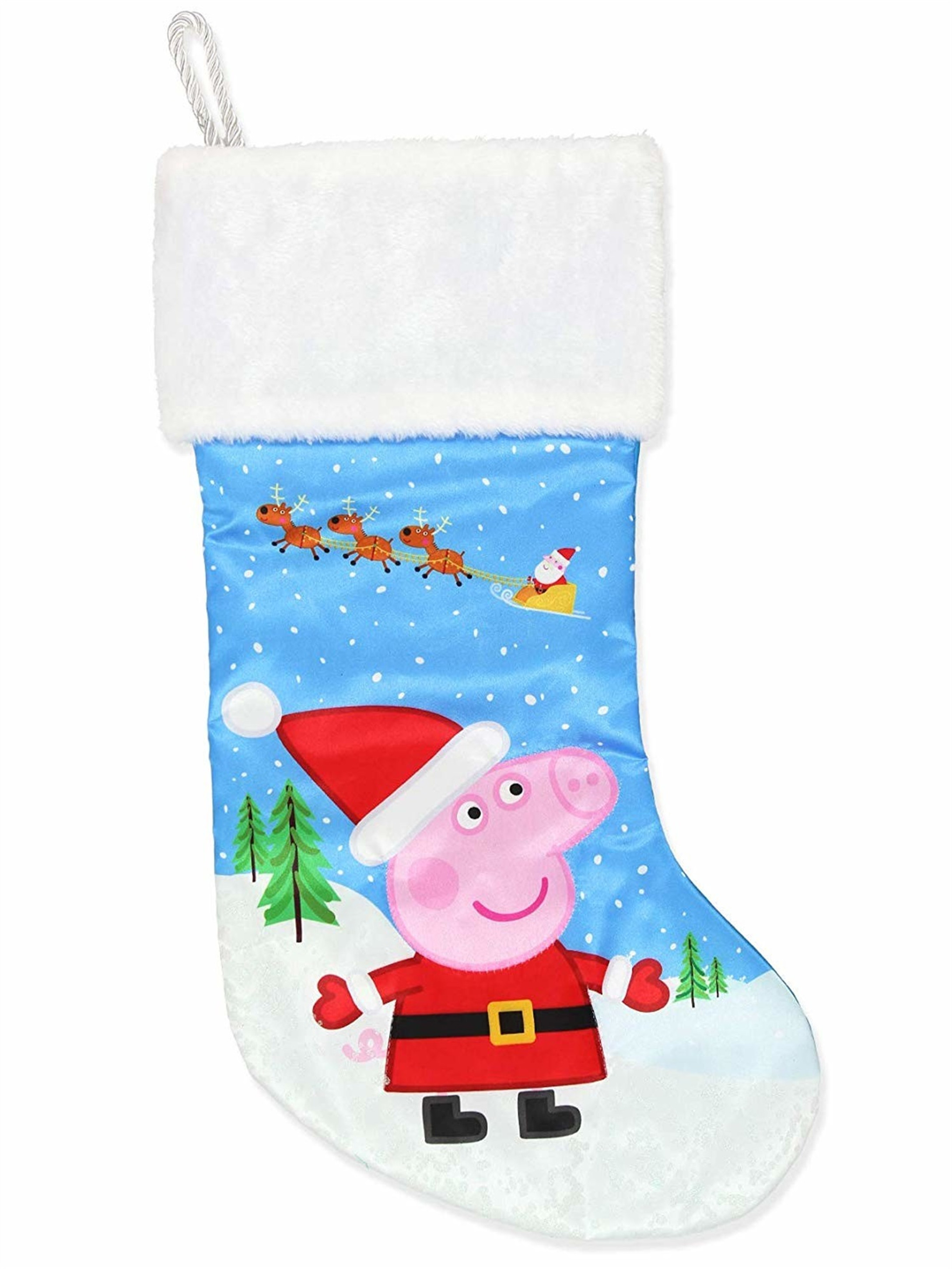 Kurt Adler Peppa Pig Printed Stocking, 19" Kurt Adler Peppa Pig Printed Stocking, 19"