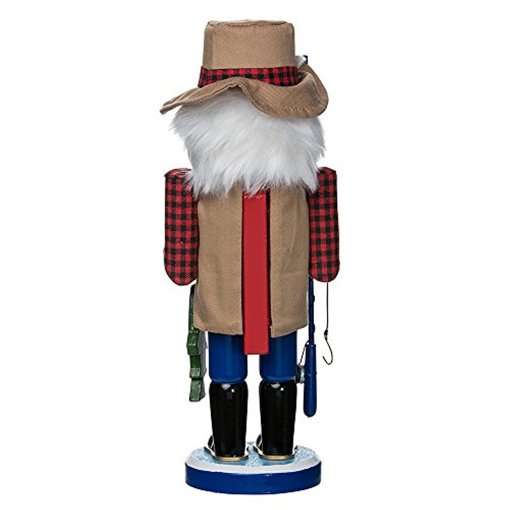 Kurt Adler Wooden Fisherman Nutcracker, 12"
