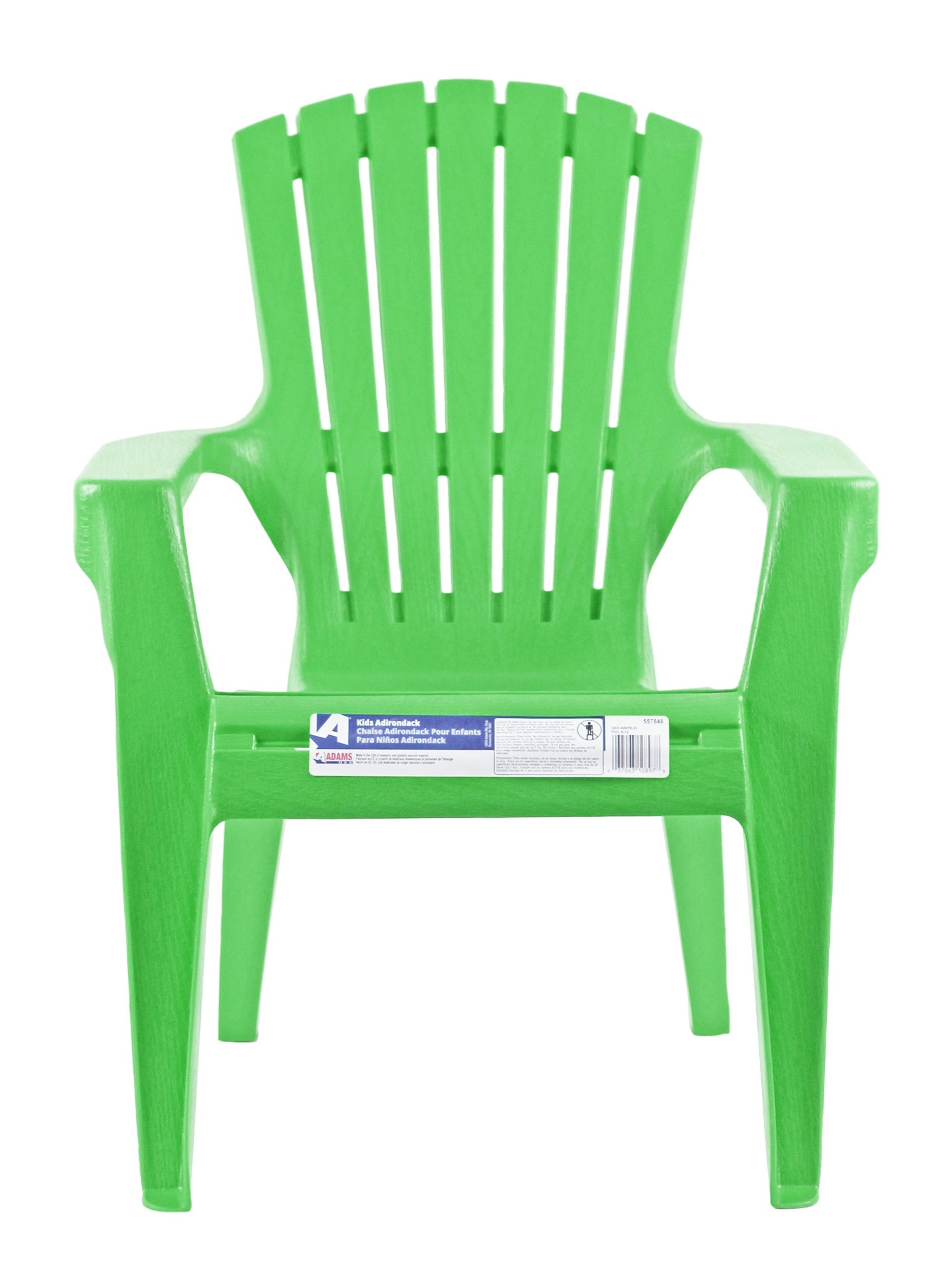 Adams Manufacturing Kid s Adirondack Stacking Chair Summer Green