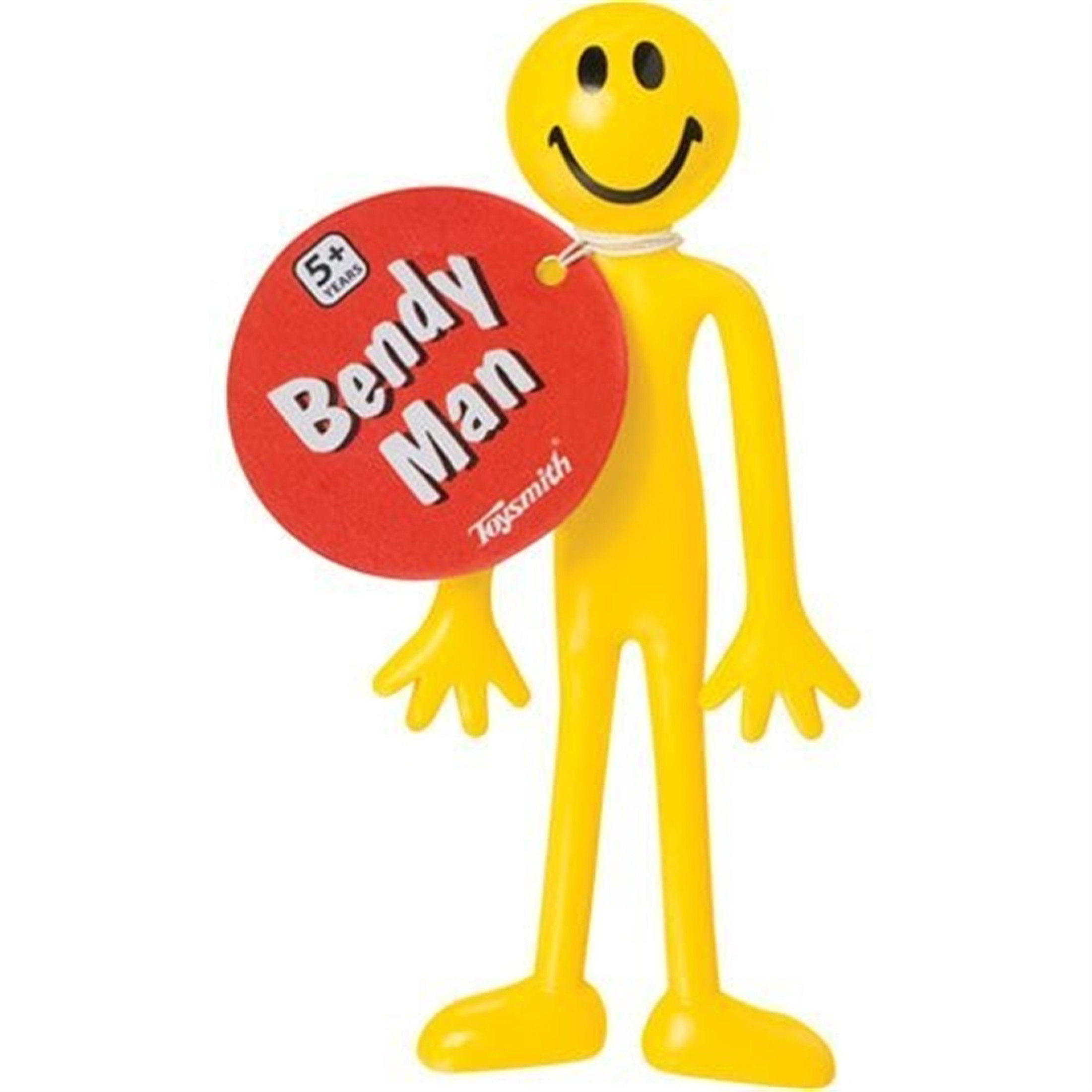 Yellow Smiley Face Bendy Man