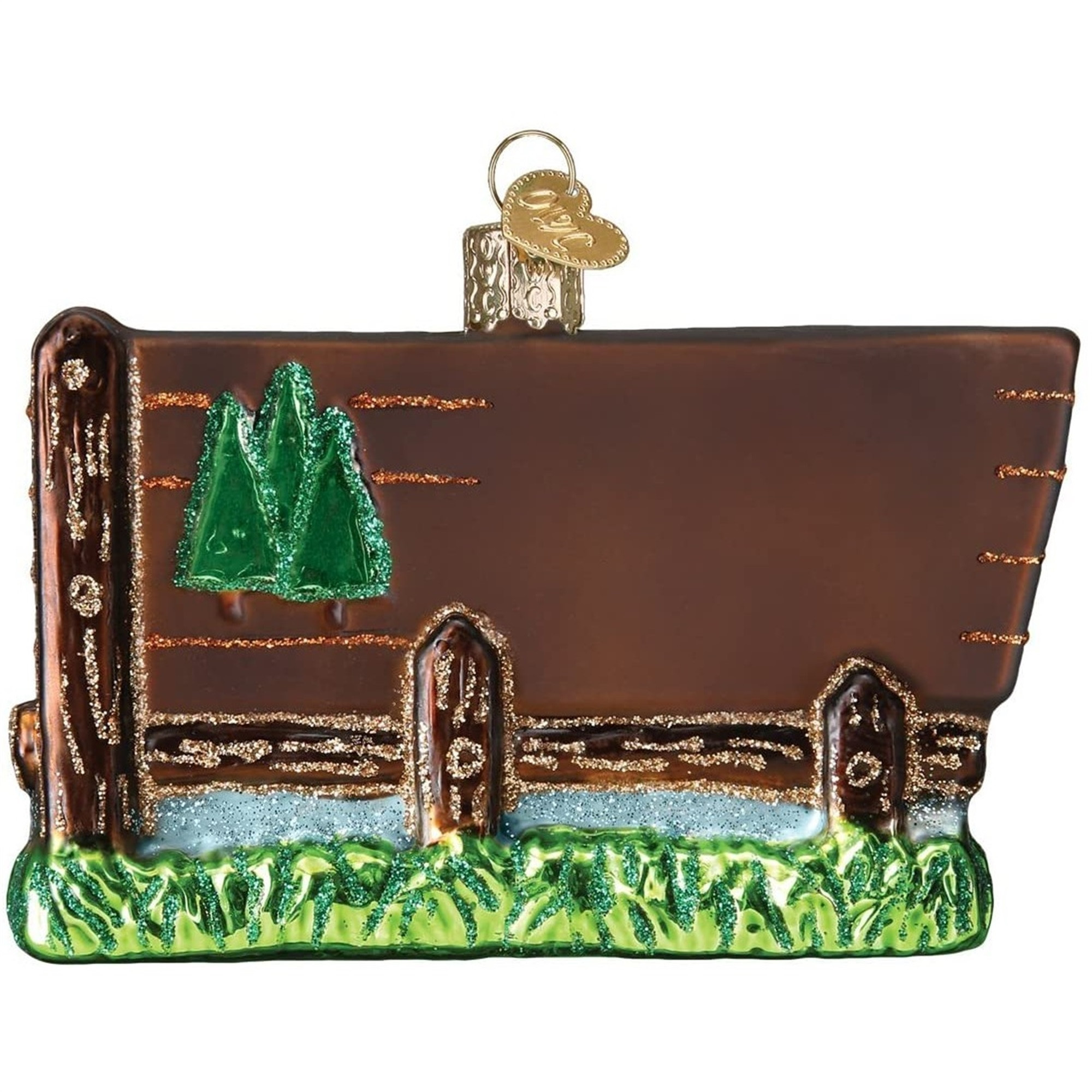 Old World Christmas Blown Glass Ornament for Christmas Tree, Yellowstone National Park