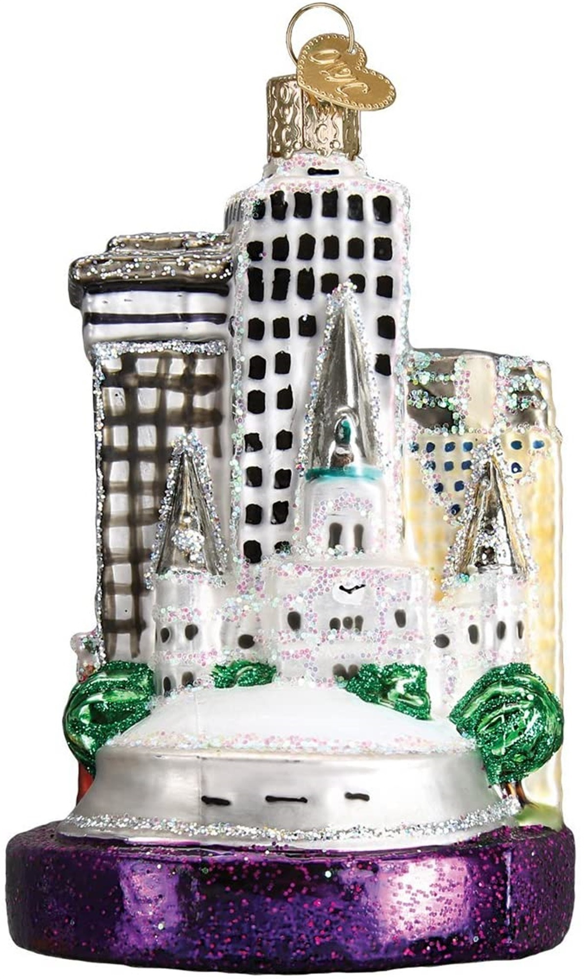 Old World Christmas Blown Glass Ornament for Christmas Tree, New Orleans
