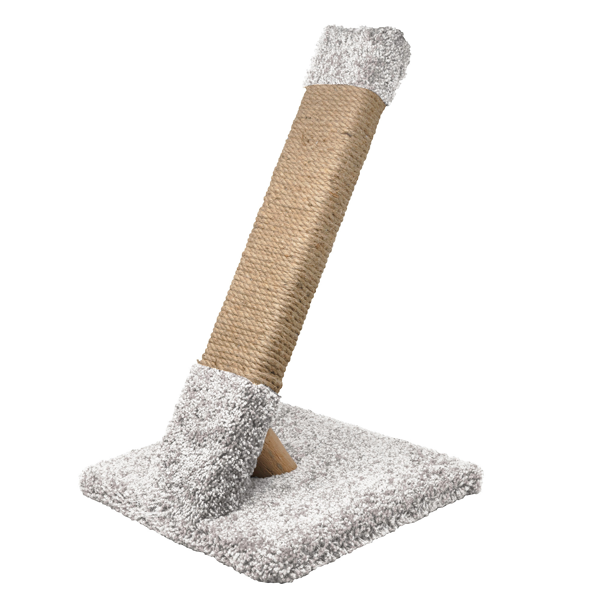 WARE Pet Products Angled Rope Scratcher Pad for Cats, Assorted Colors, 22.5in (Pack of 1)