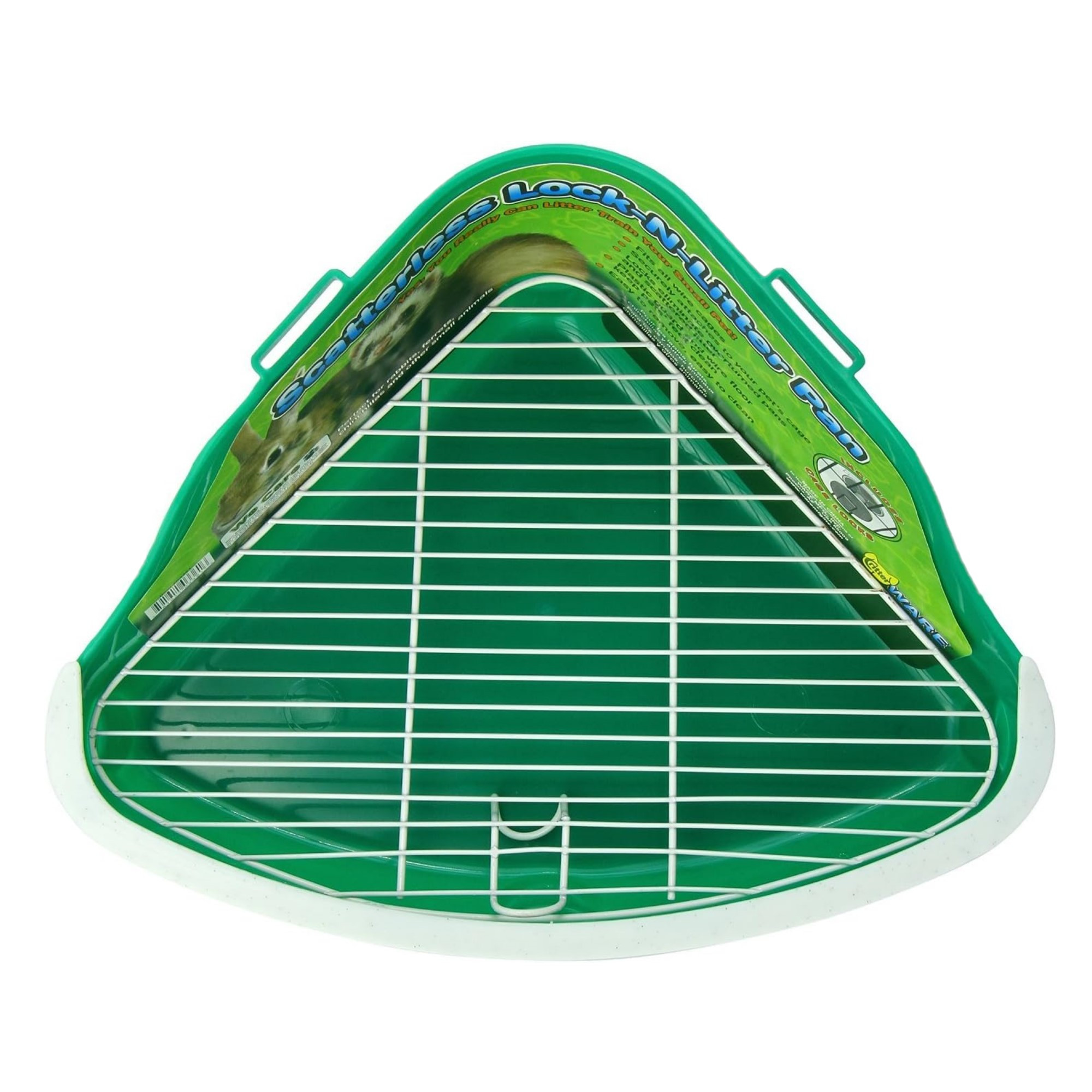 Ware Plastic Scatterless Lock-N-Litter Jumbo Pet Pan, Colors May Vary