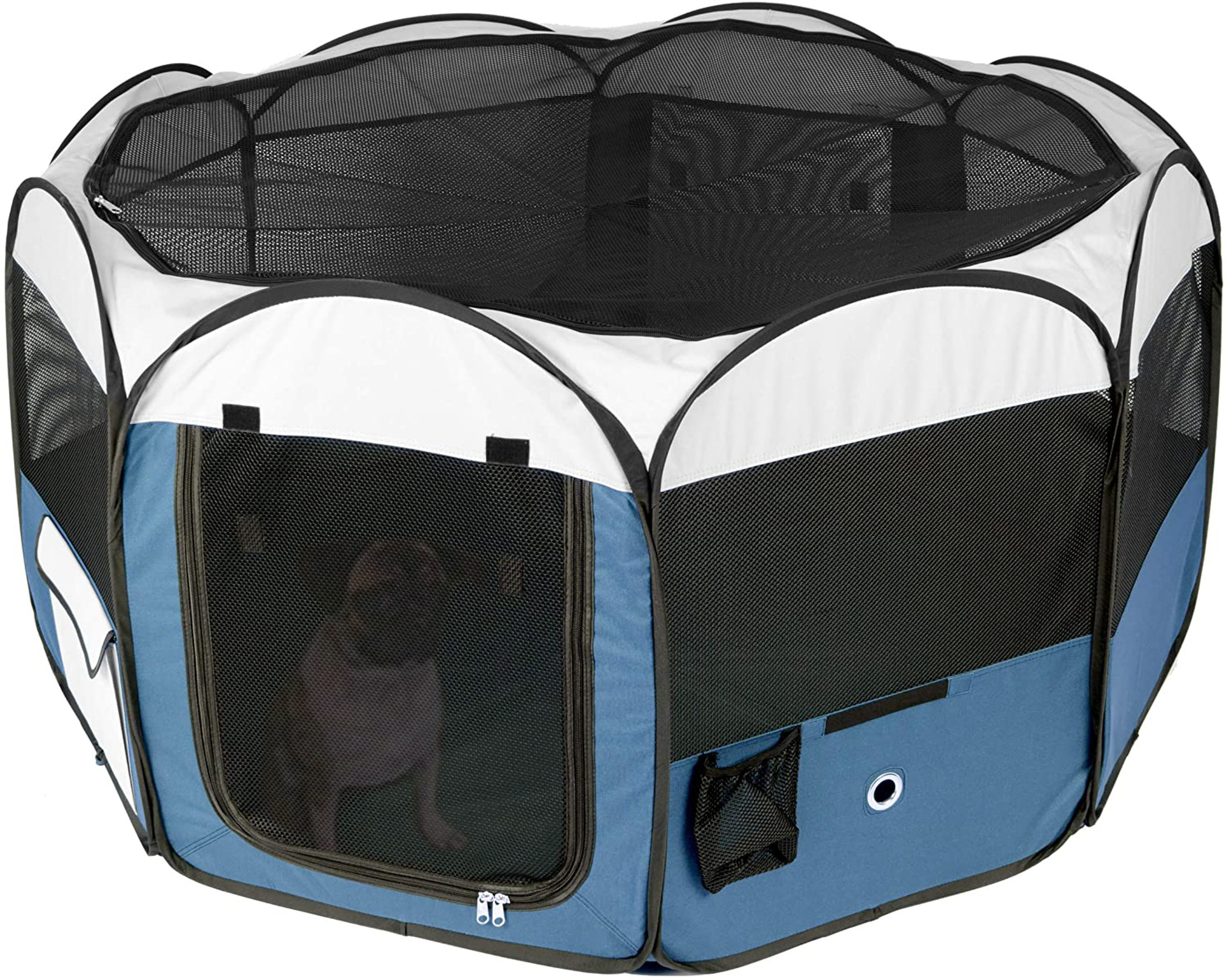 Ware Deluxe Pop-Up Playpen For Animals/Pets, Blue, 50