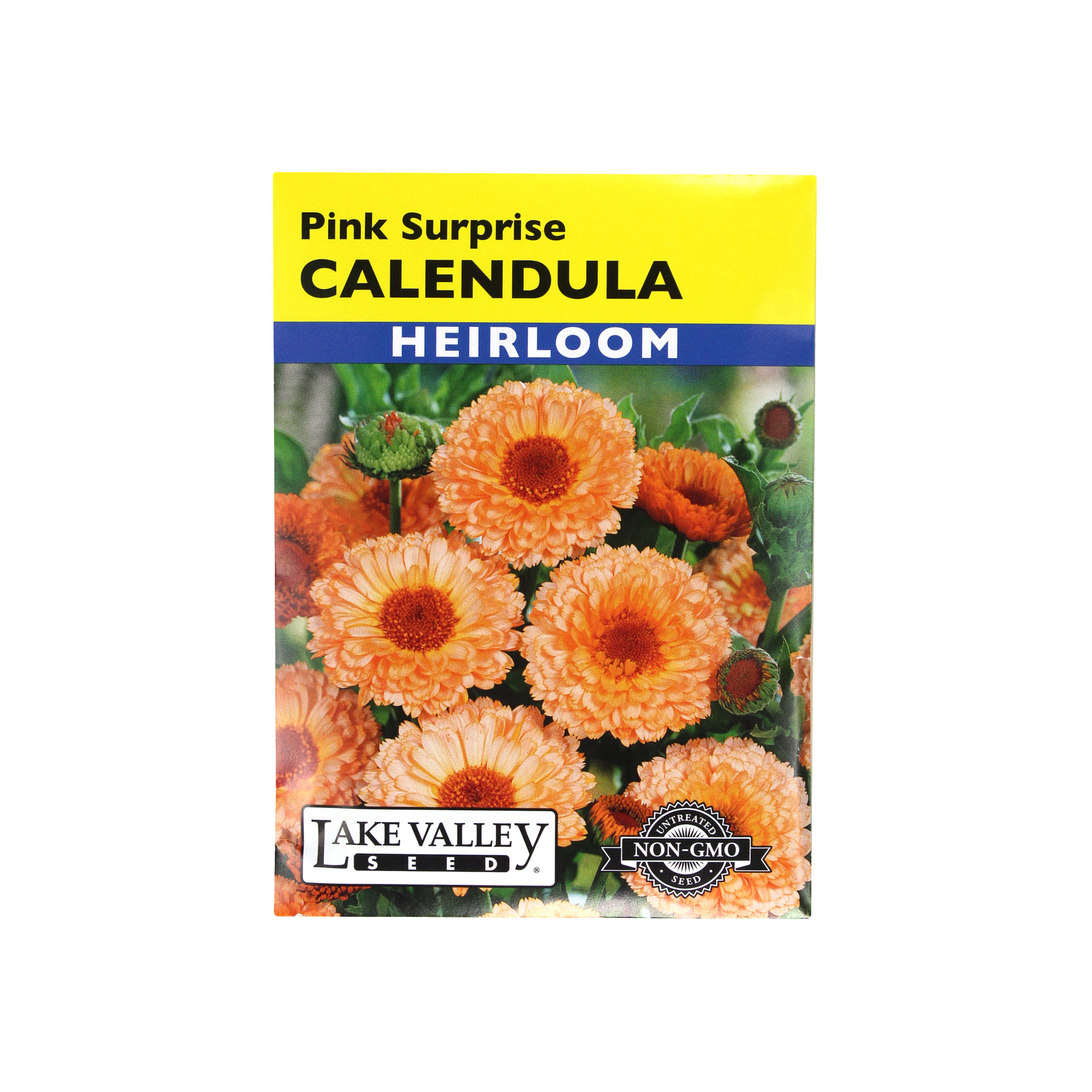 Lake Valley Seed Calendula Pink Surprise Heirloom, 1g