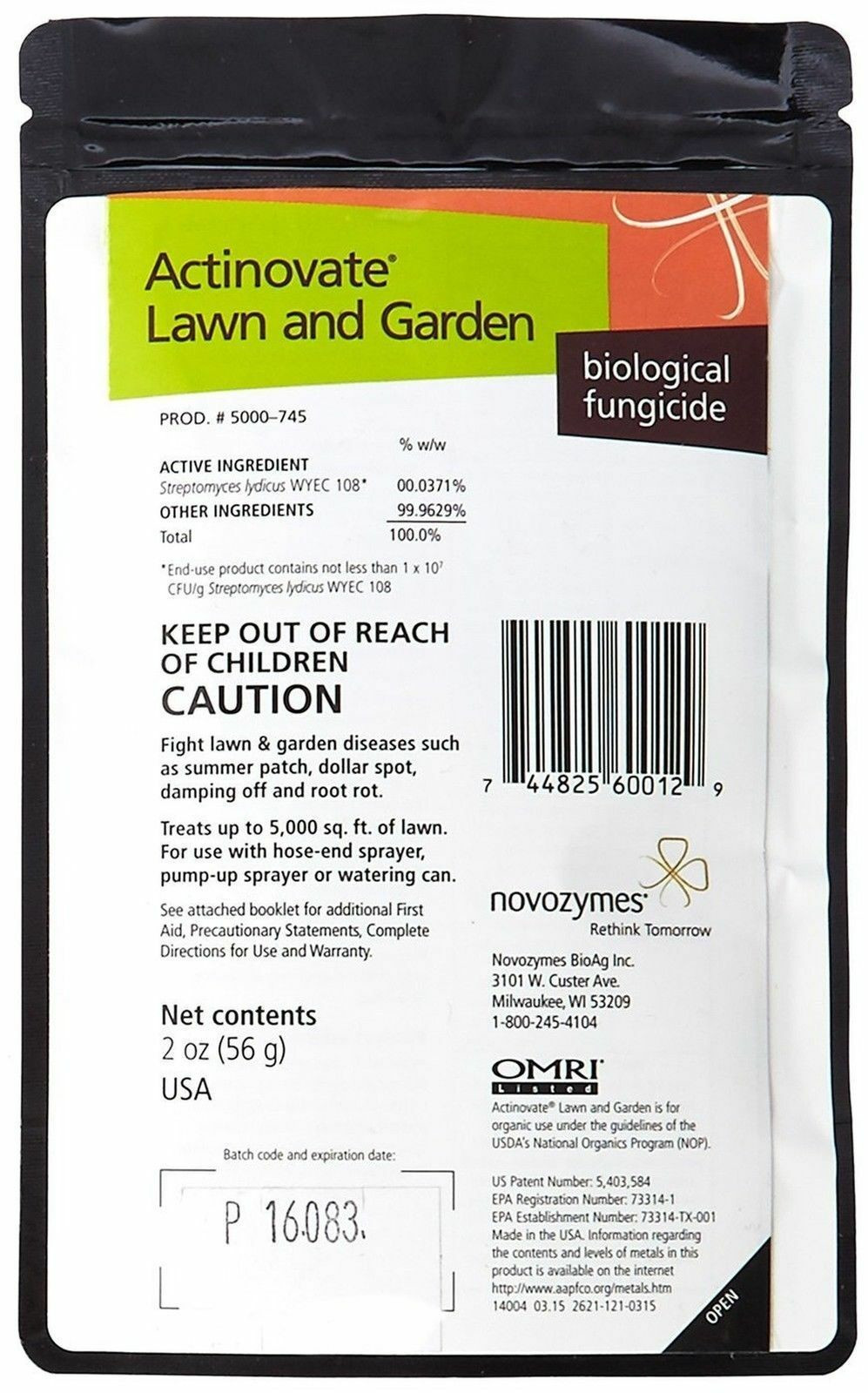 Natural Industries 2 Oz Actinovate SP Fungicide