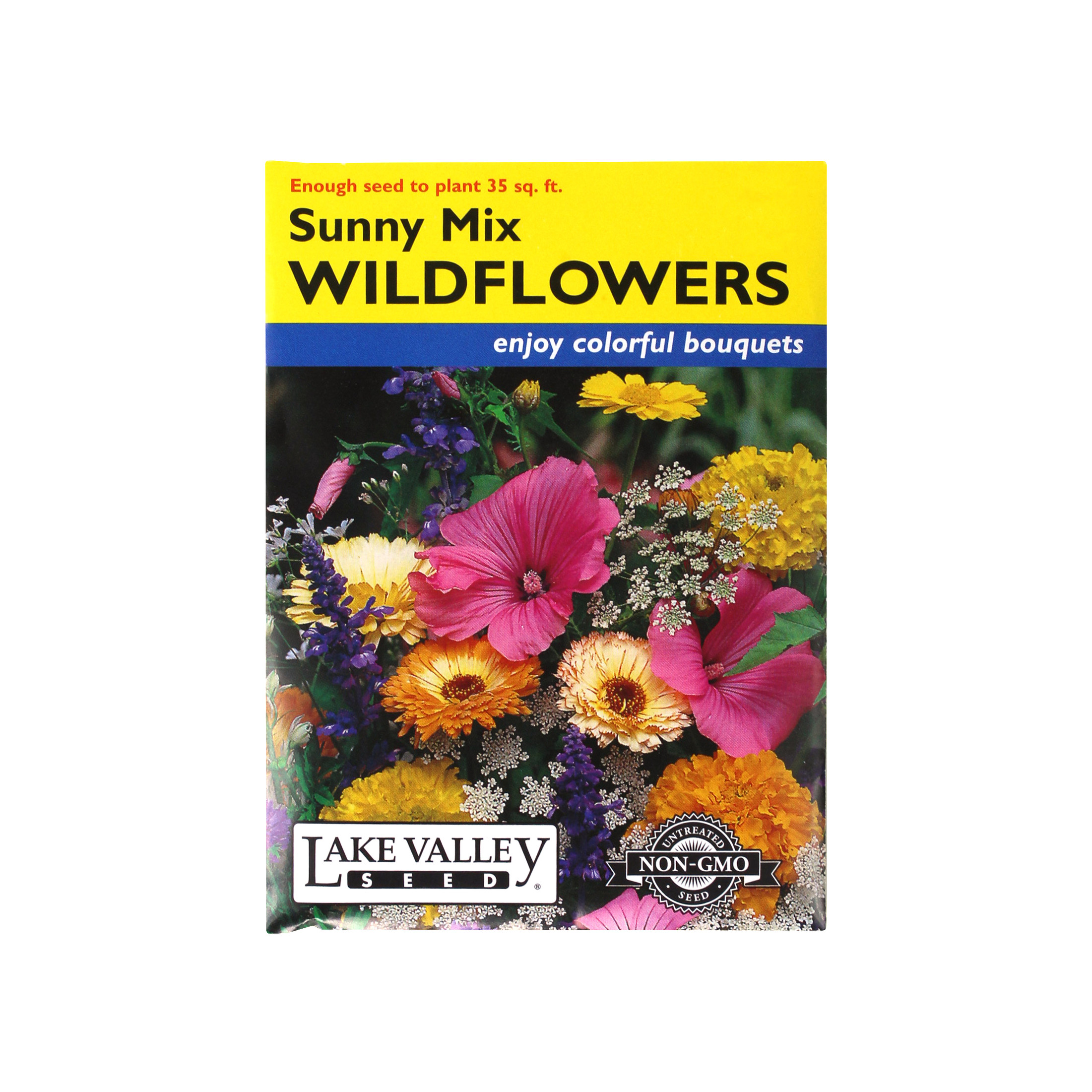 Lake Valley Seed Wildflowers Sunny Mixture Flower, 2.5g