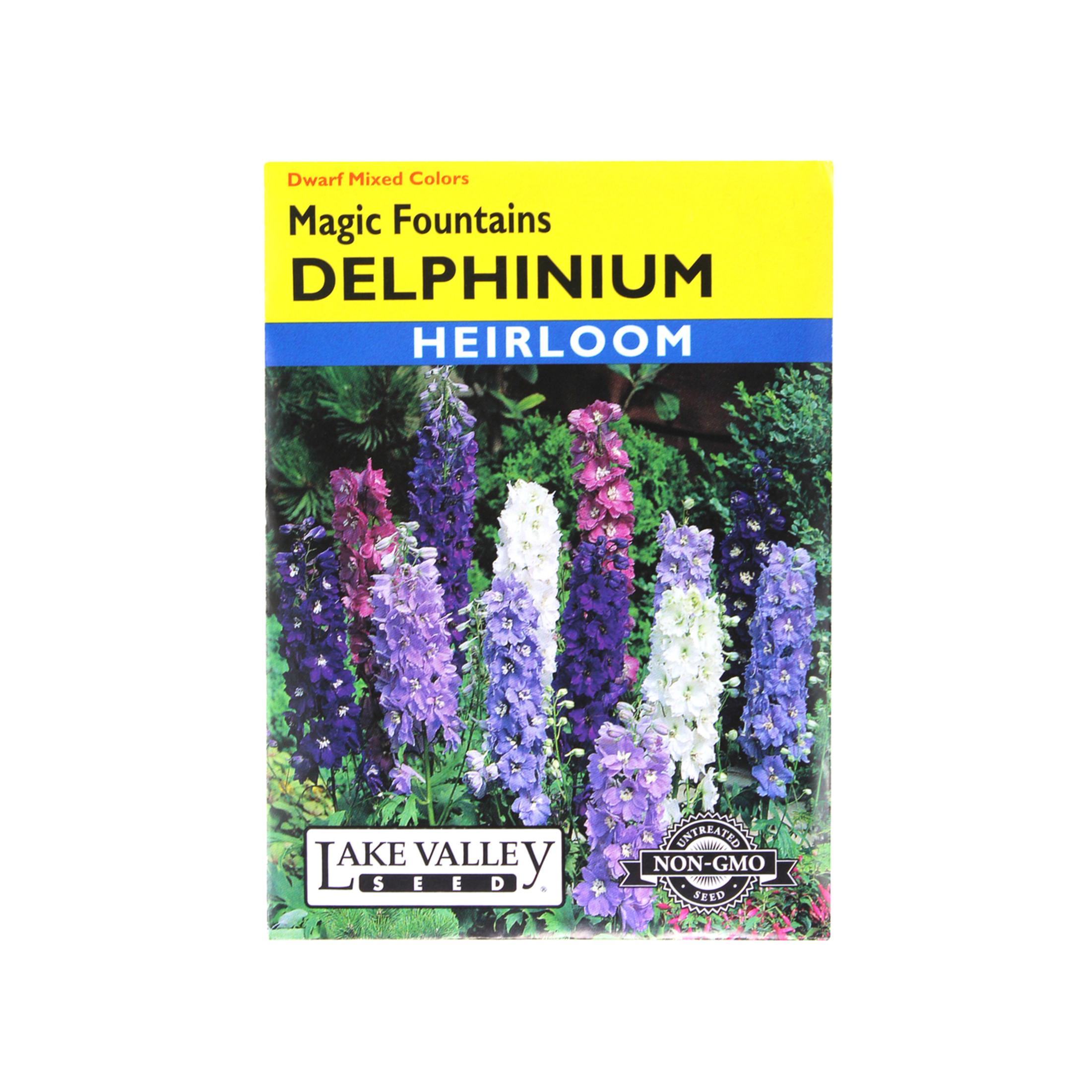 Delphinium Magic Fountains Mixed Colors Heirloom