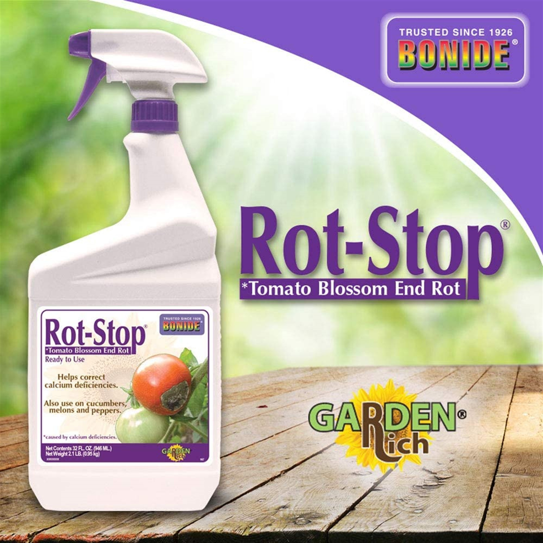 Bonide Rot-Stop Tomato Blossom End Rot, Ready to Use, 32 oz