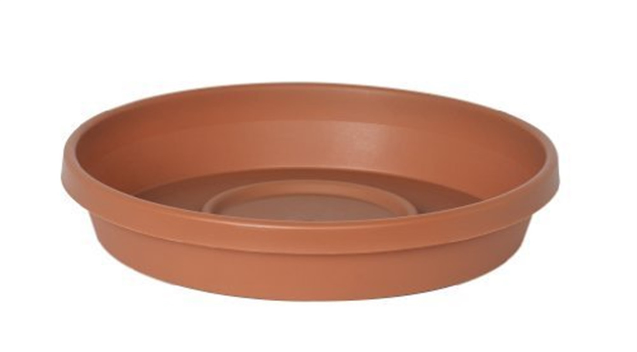 The HC Companies TerraTray Plant Saucer, Color Clay, 8 Inches