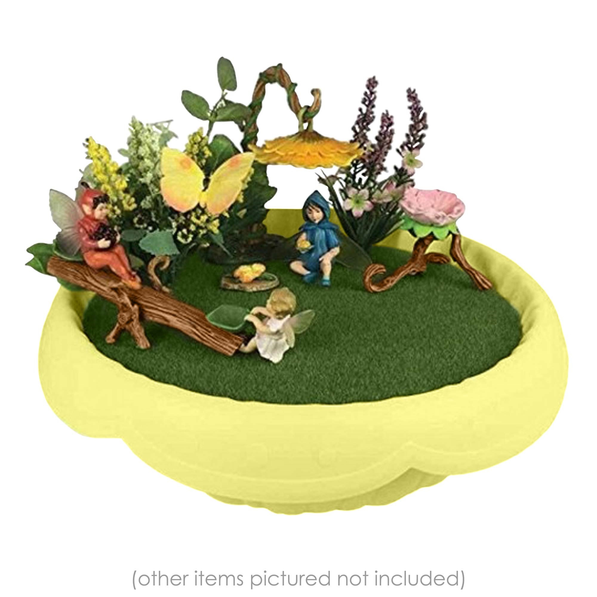 Flower Fairies Secret Garden Moss Planter Insert, Green, 9.5"
