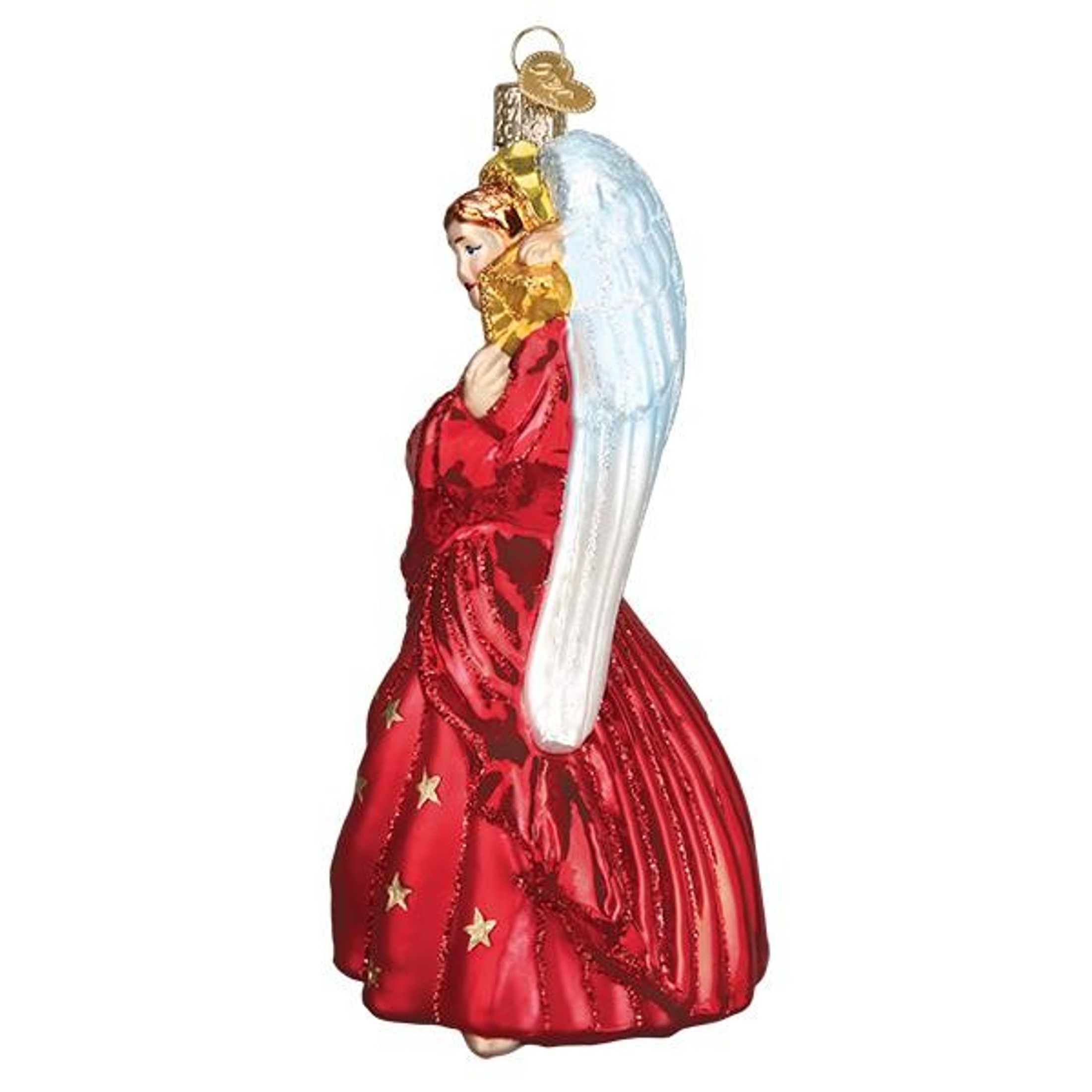 Old World Christmas Glass Blown Ornament, Radiant Angel (With OWC Gift Box)