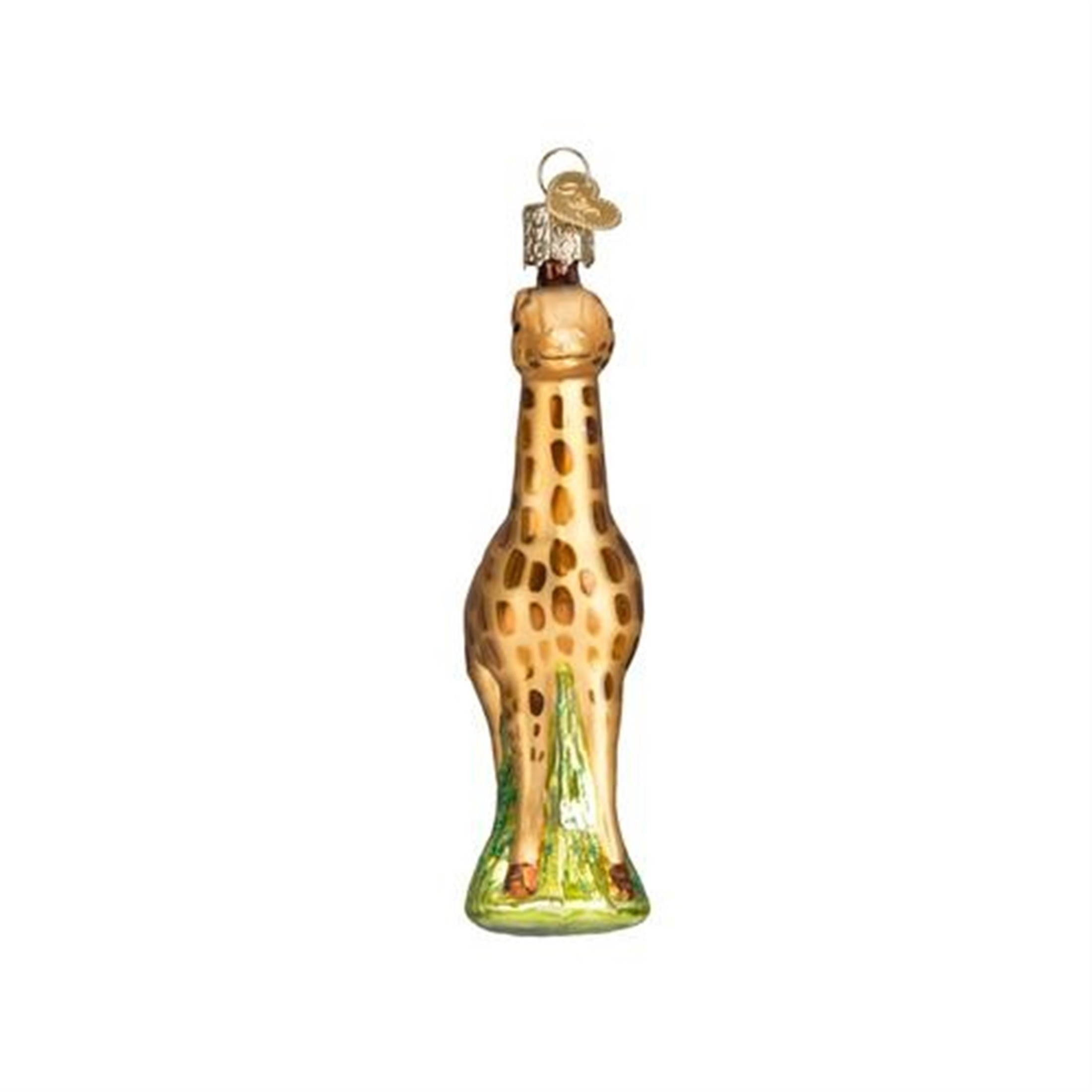 Old World Christmas Glass Blown Christmas Ornament, Giraffe (With OWC Gift Box)